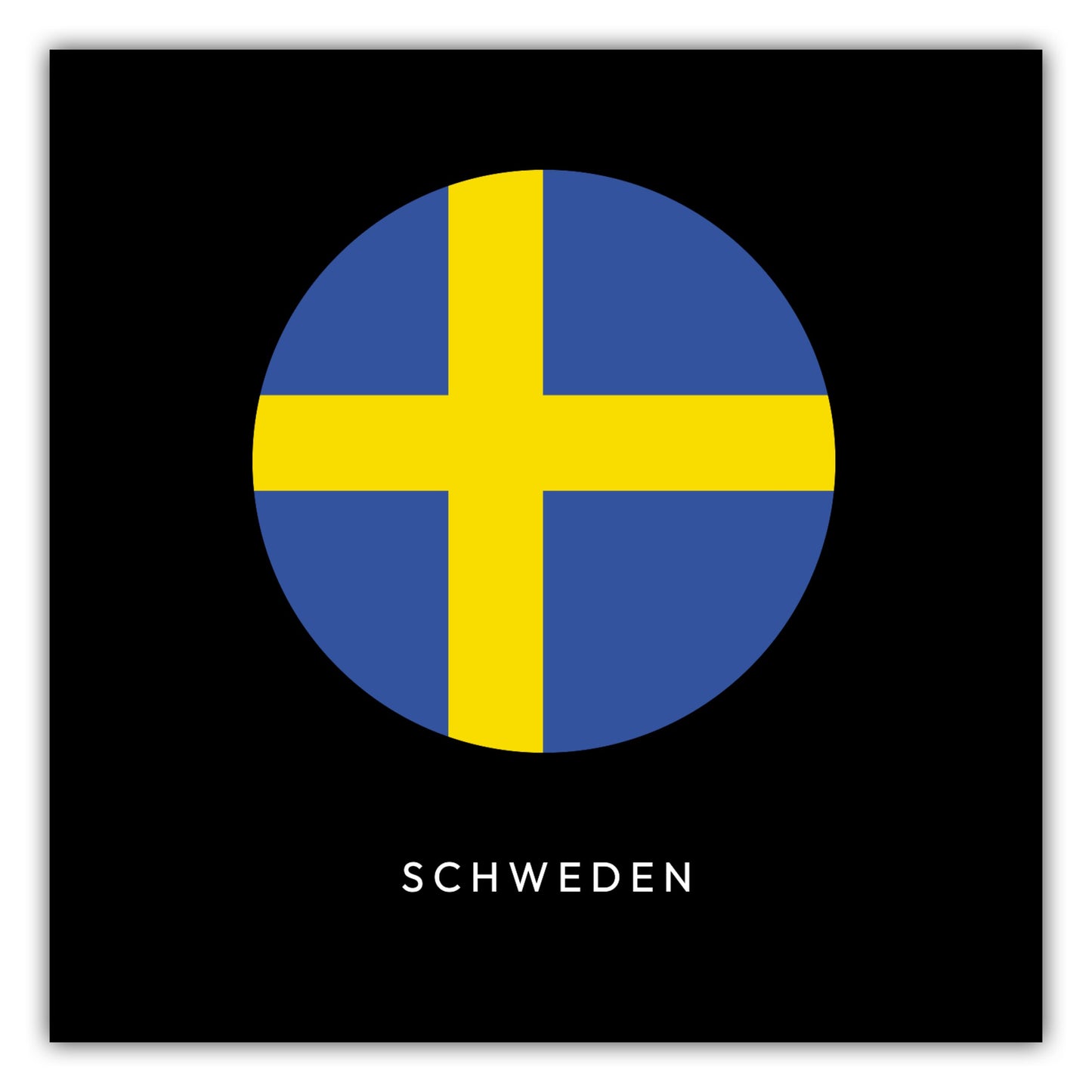 Poster Schweden Kreis
