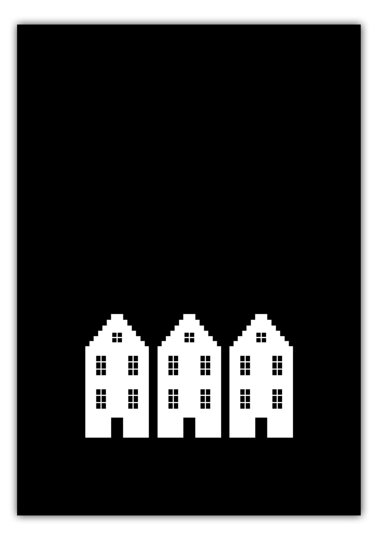 Poster Skandi-Häuser