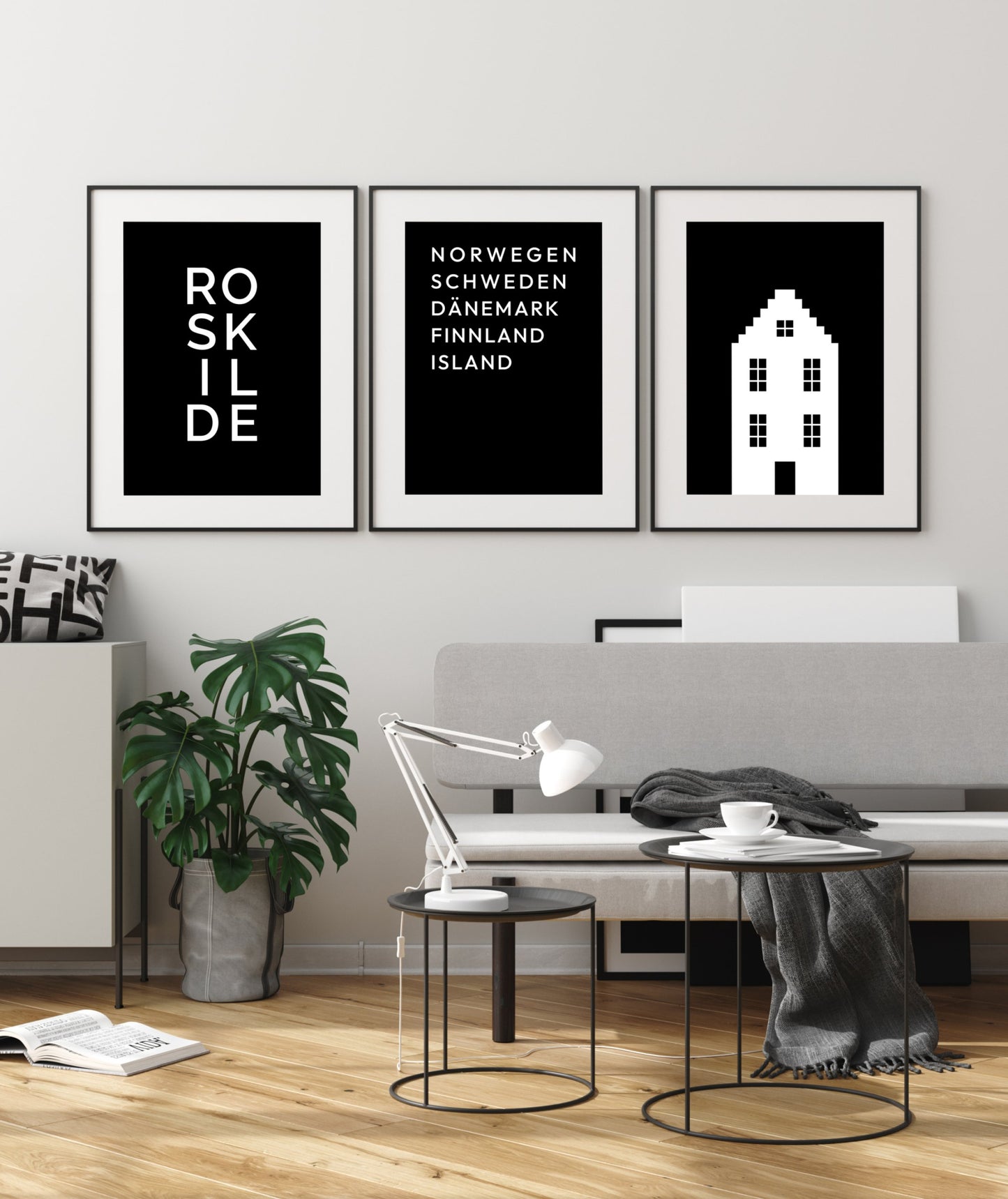 Poster Skandinavische Länder