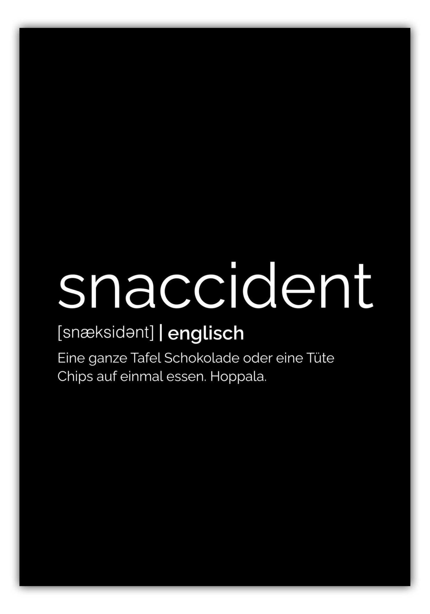 Poster Snaccident