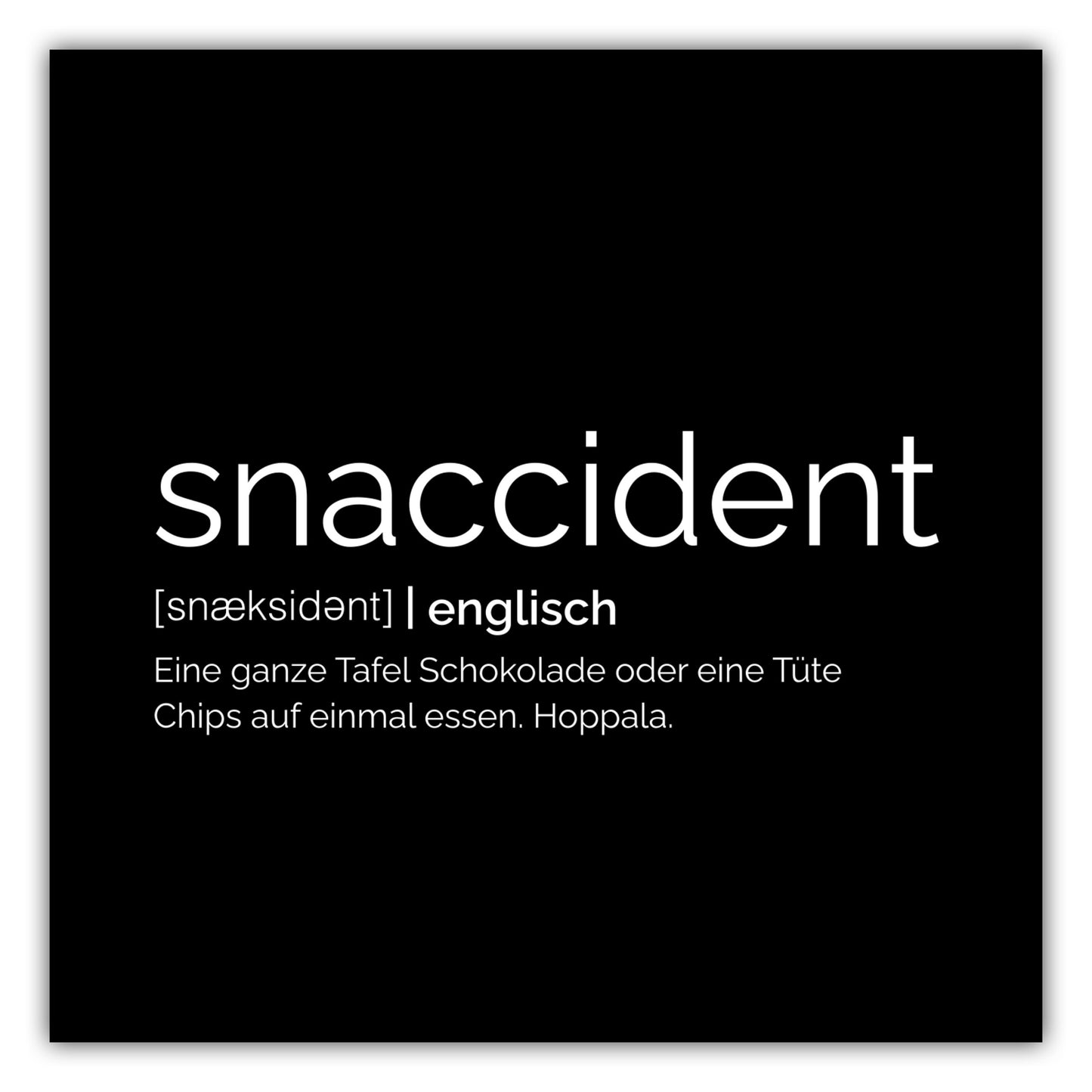 Poster Snaccident