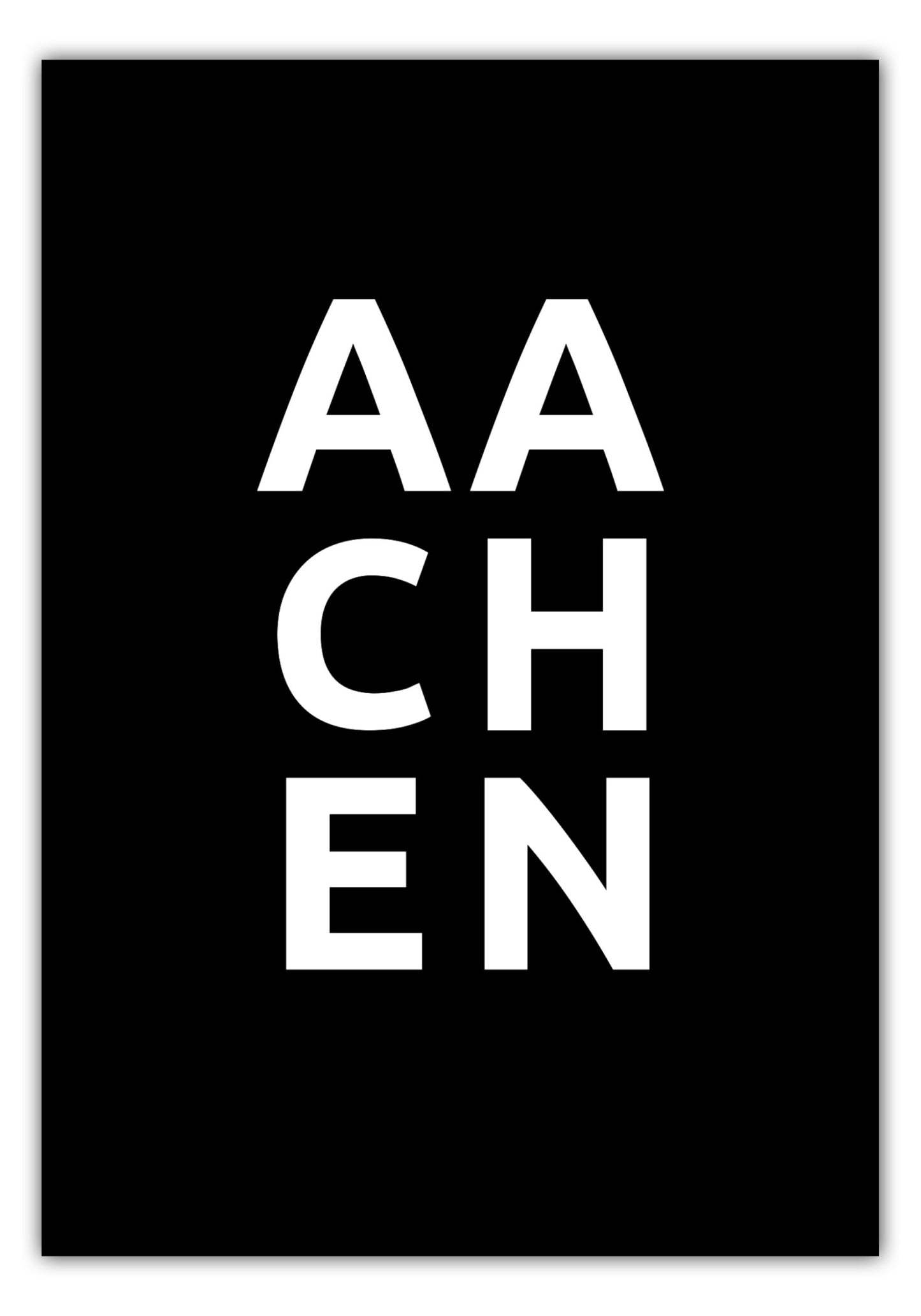 Poster Stadt AACHEN