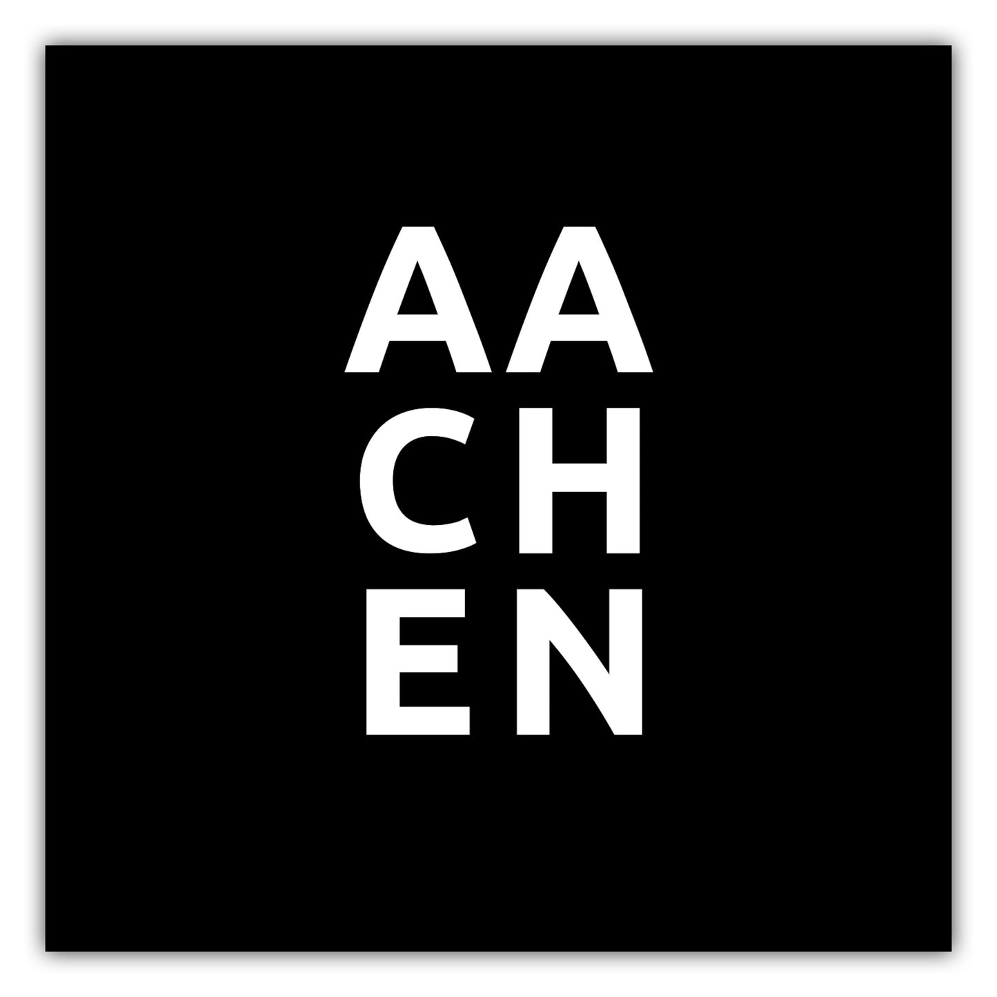 Poster Stadt AACHEN