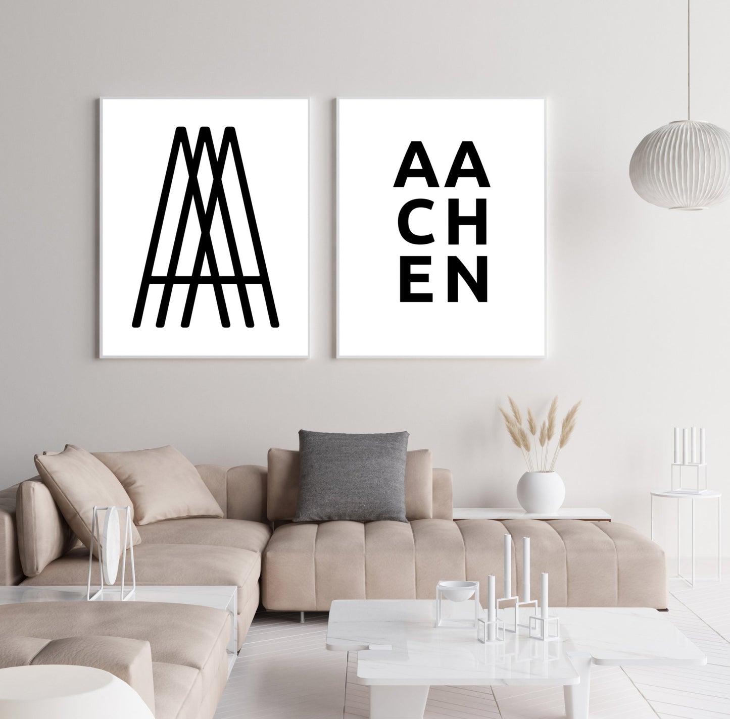 Poster Stadt AACHEN