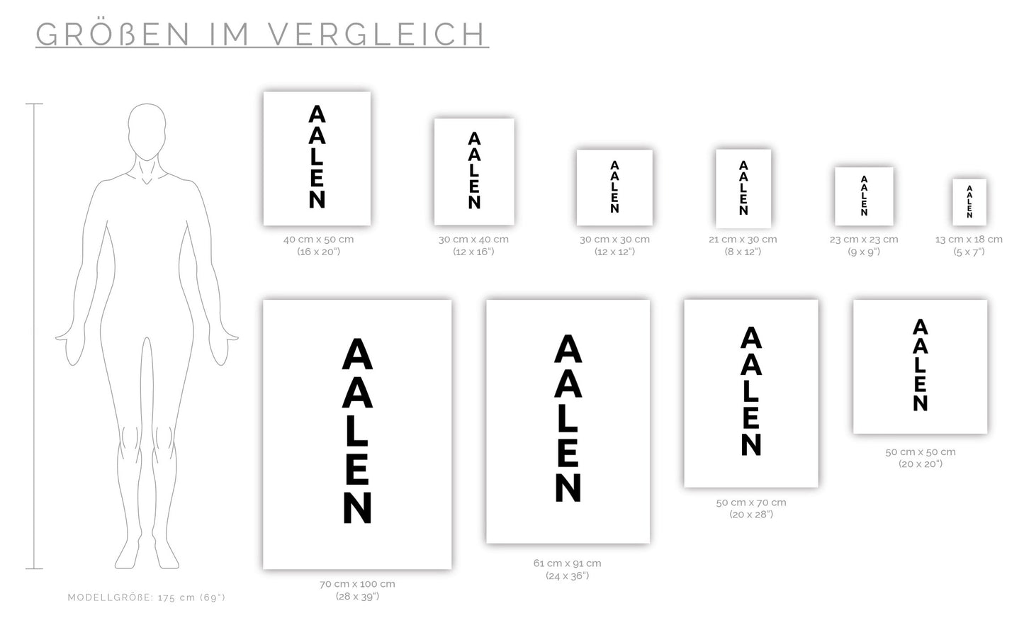 Poster Stadt AALEN