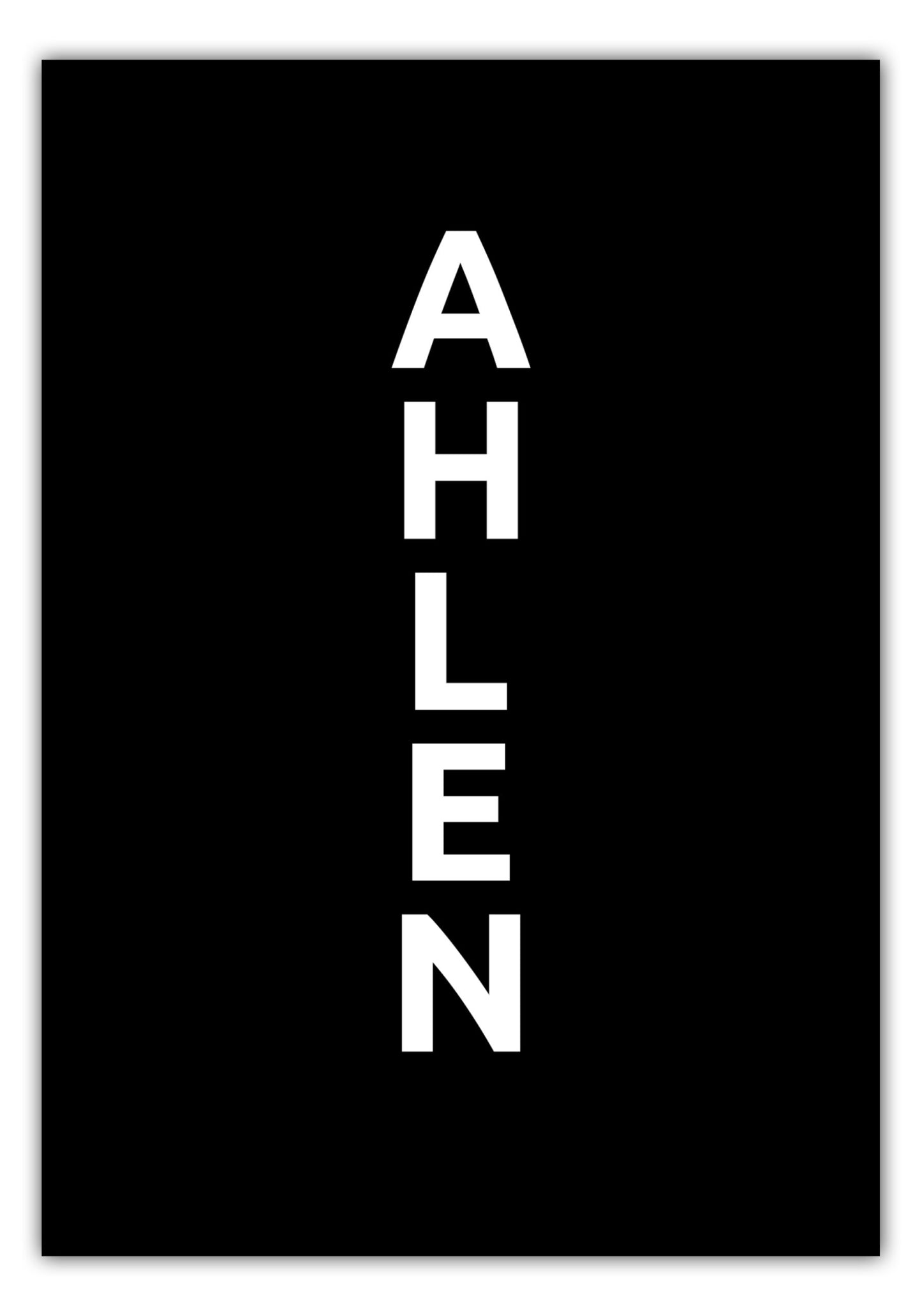 Poster Stadt AHLEN
