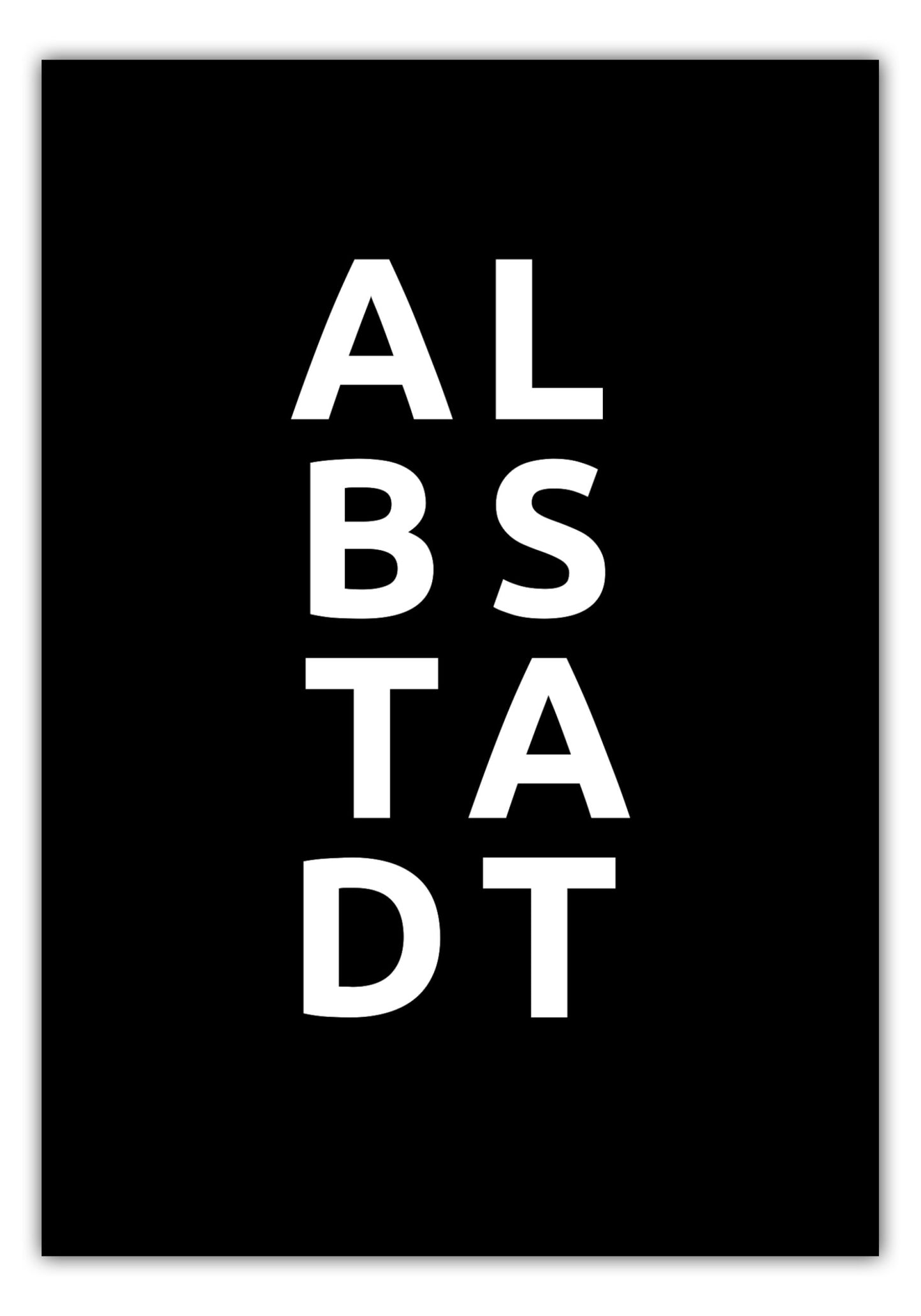 Poster Stadt ALBSTADT