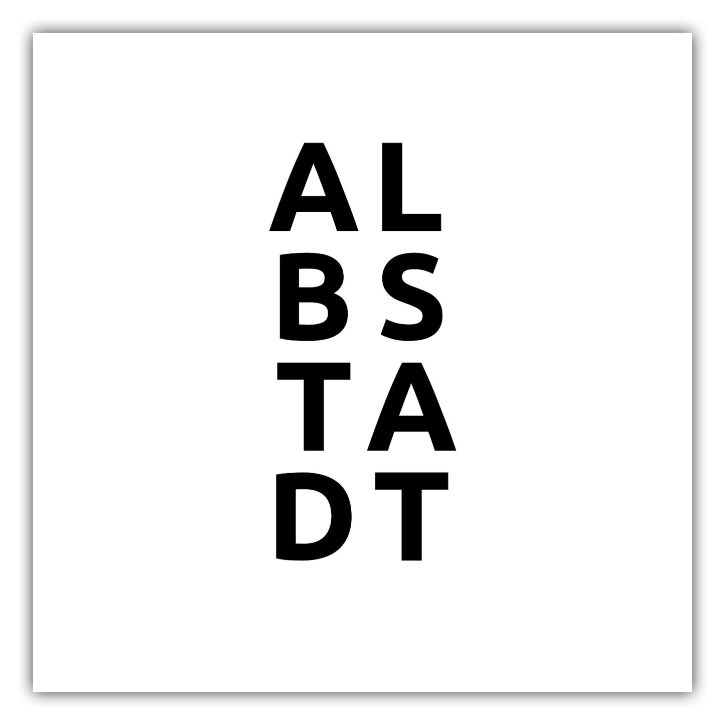 Poster Stadt ALBSTADT
