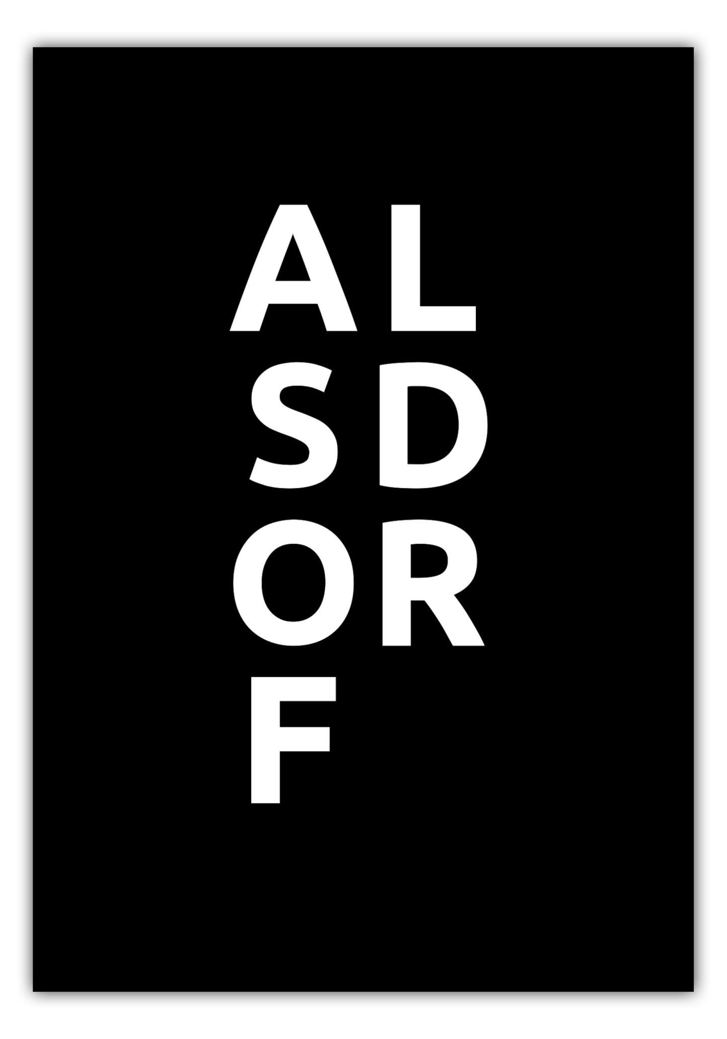 Poster Stadt ALSDORF