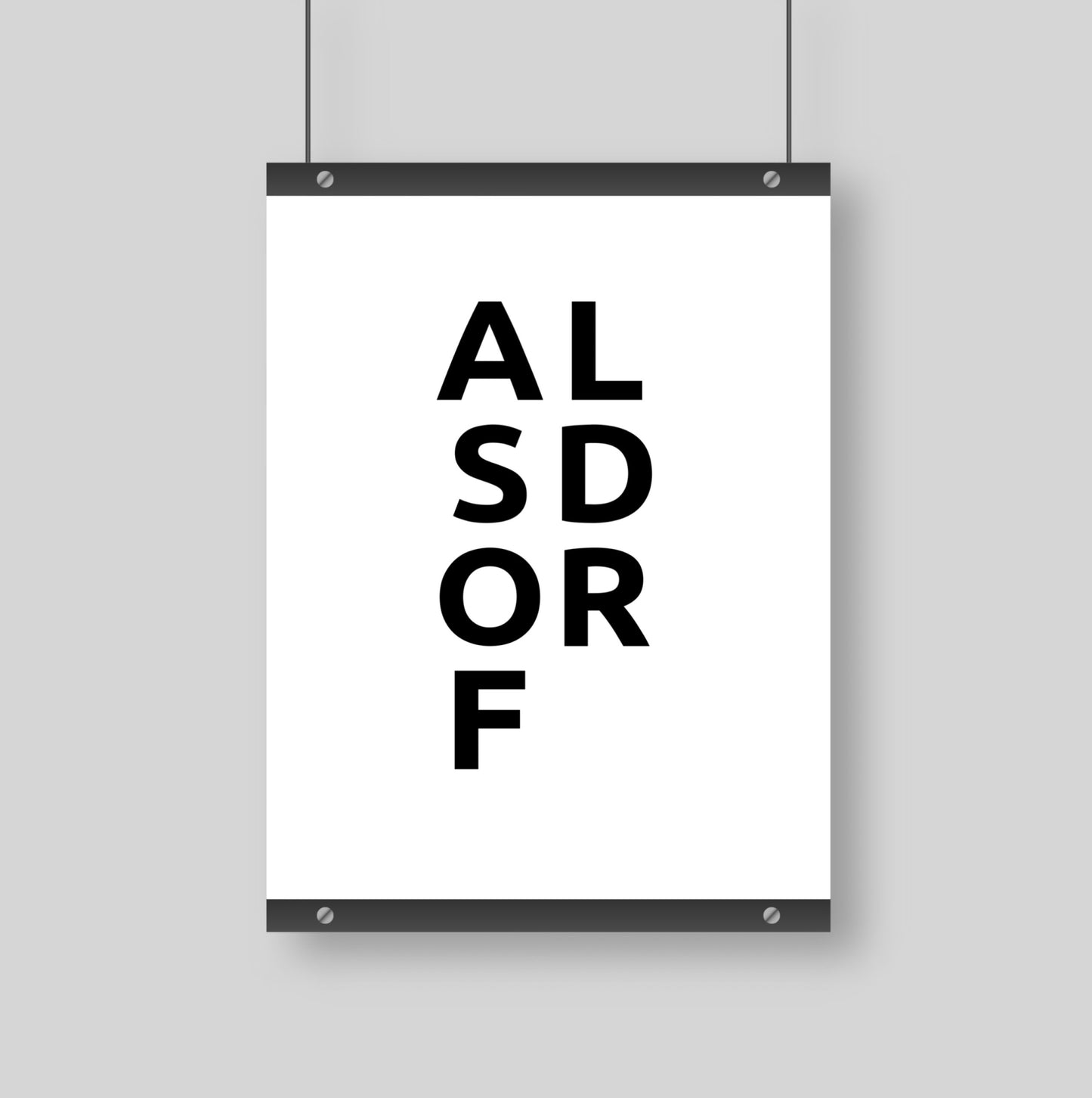 Poster Stadt ALSDORF