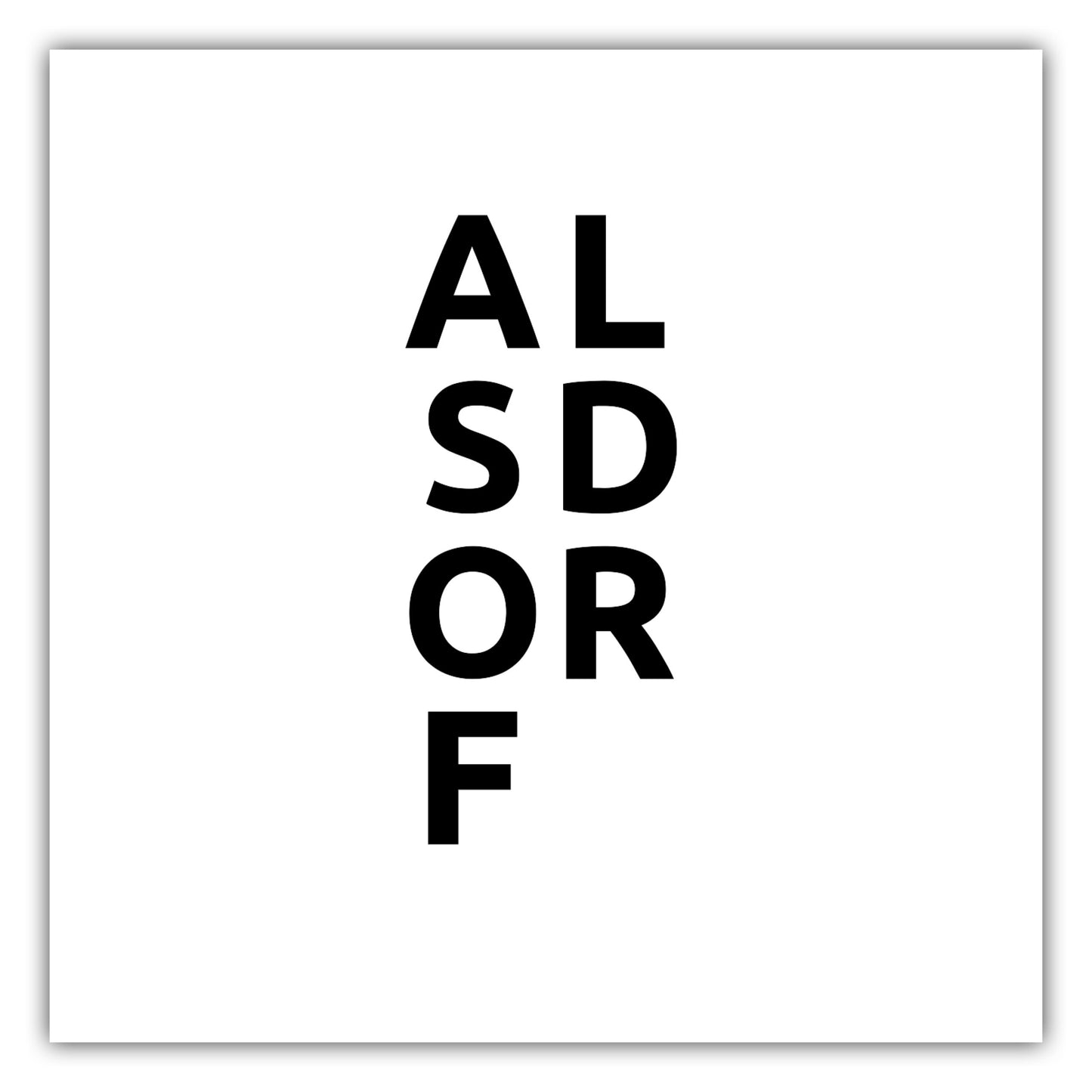 Poster Stadt ALSDORF