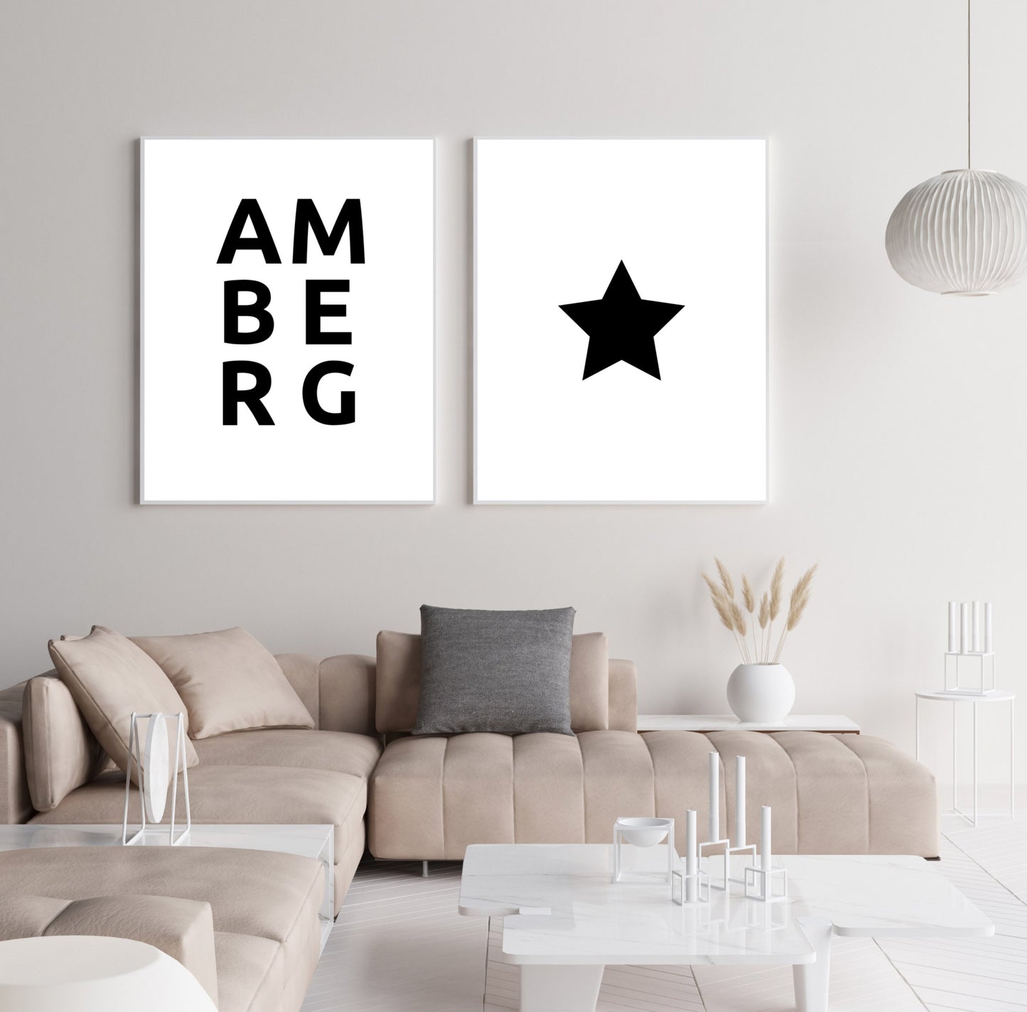 Poster Stadt AMBERG