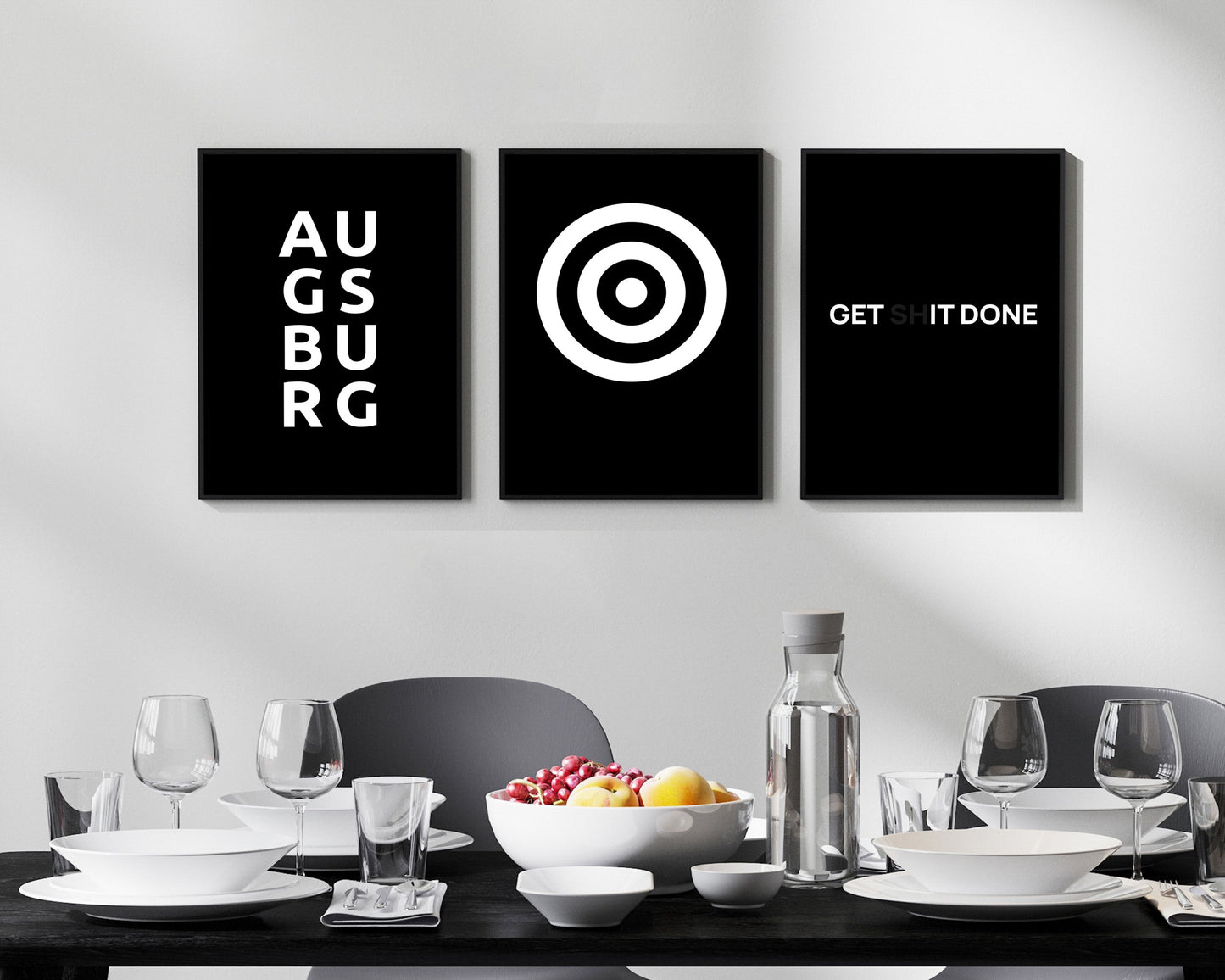 Poster Stadt AUGSBURG