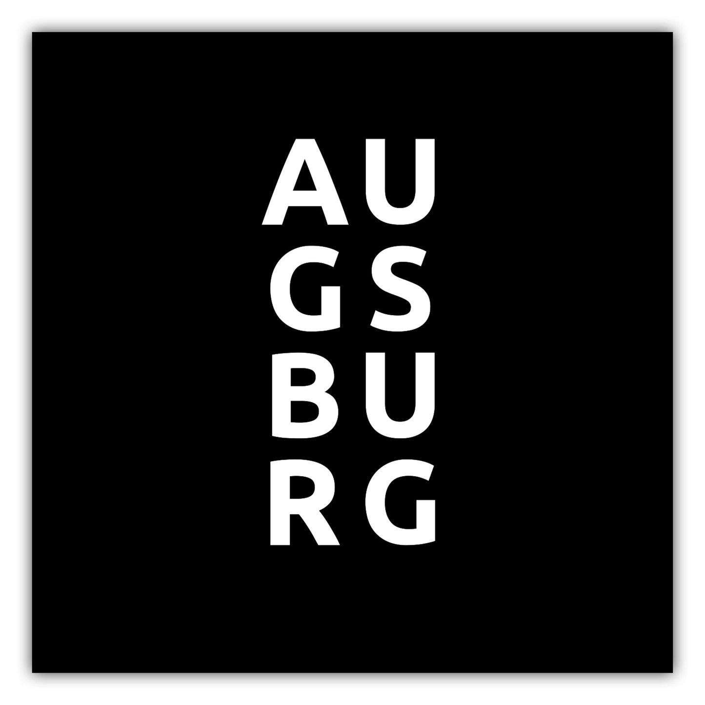 Poster Stadt AUGSBURG