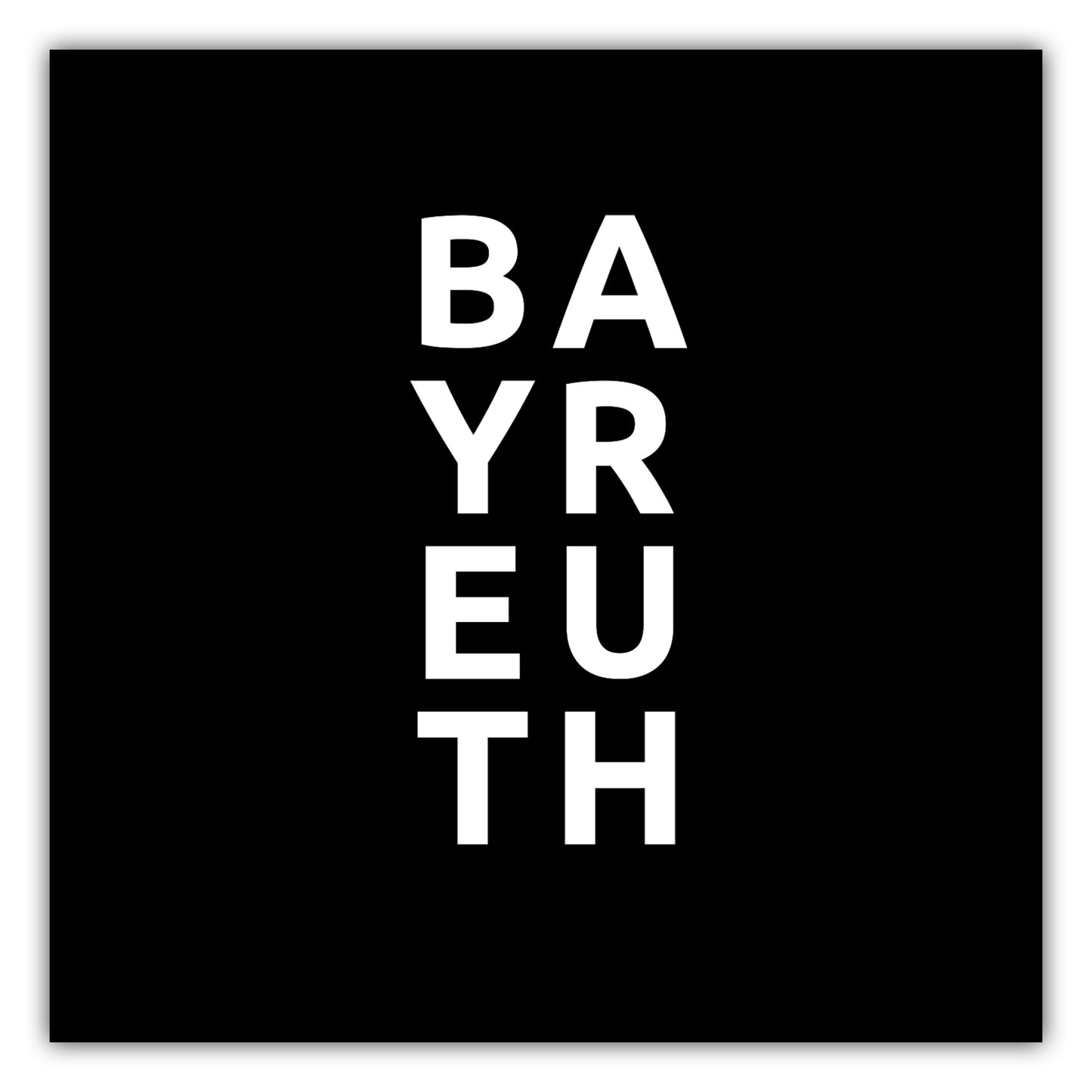 Poster Stadt BAYREUTH