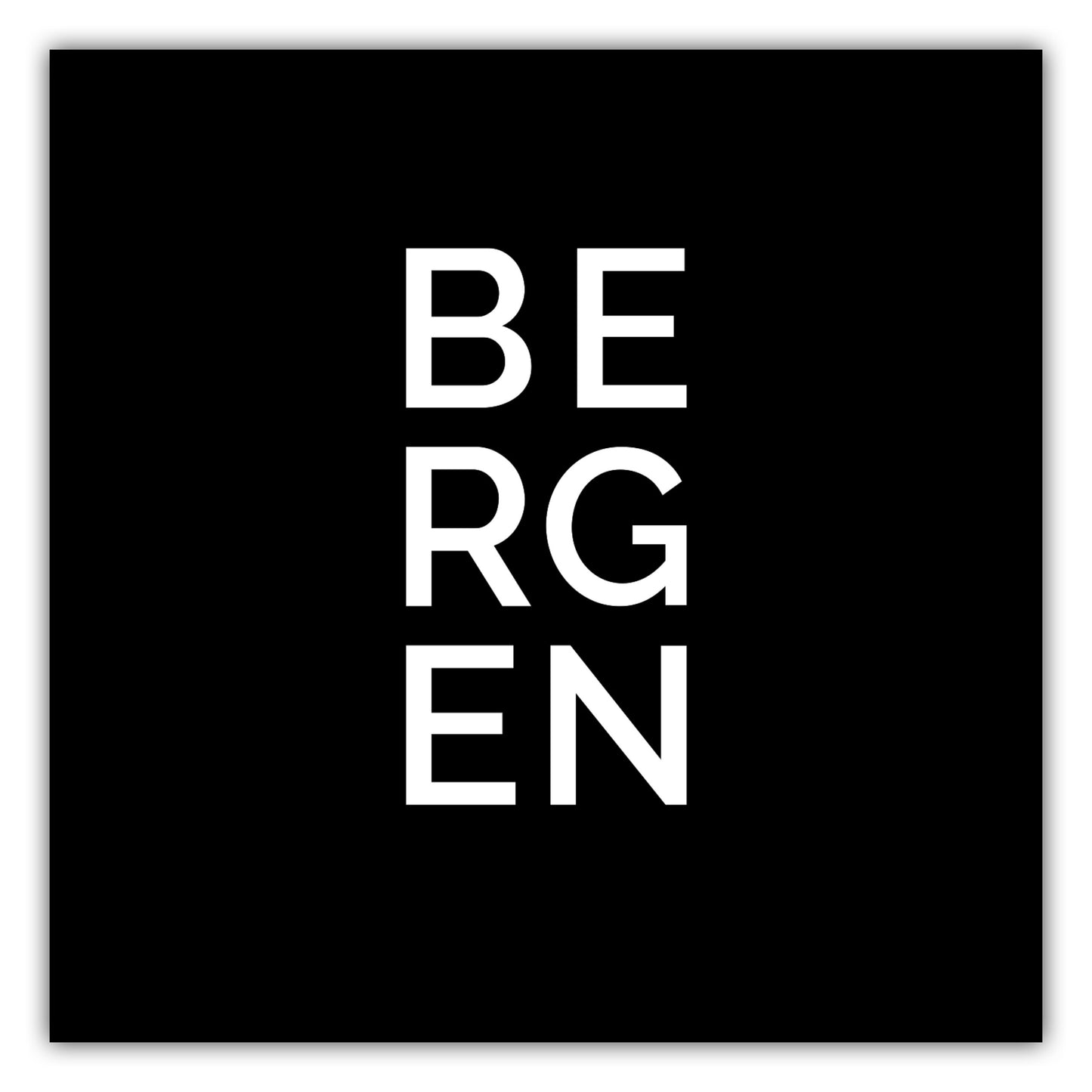 Poster Stadt BERGEN