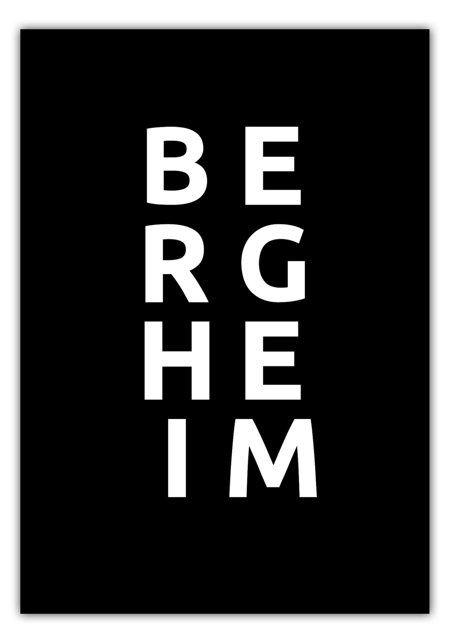 Poster Stadt BERGHEIM