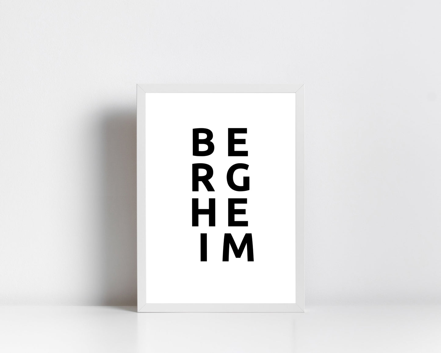 Poster Stadt BERGHEIM