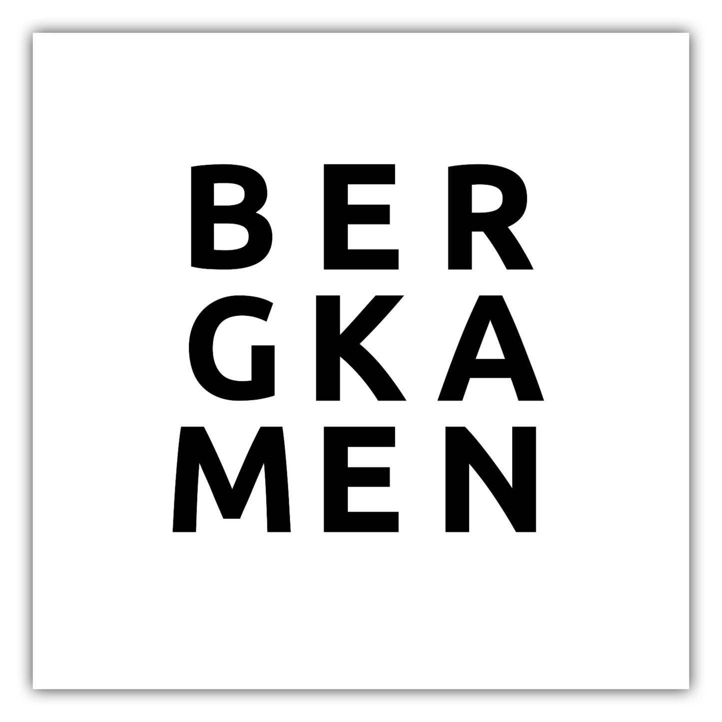 Poster Stadt BERGKAMEN
