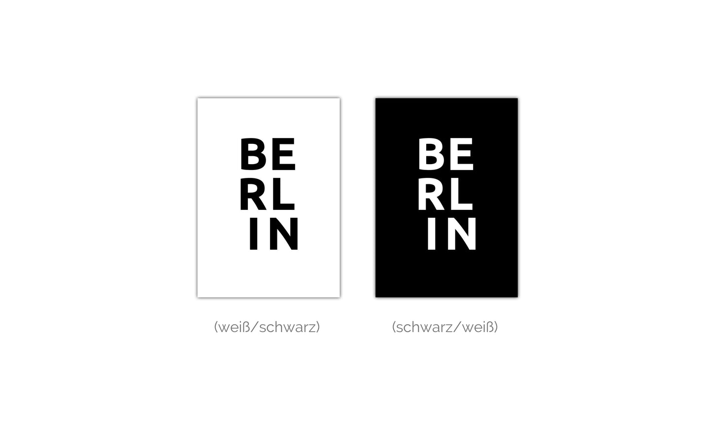 Poster Stadt BERLIN