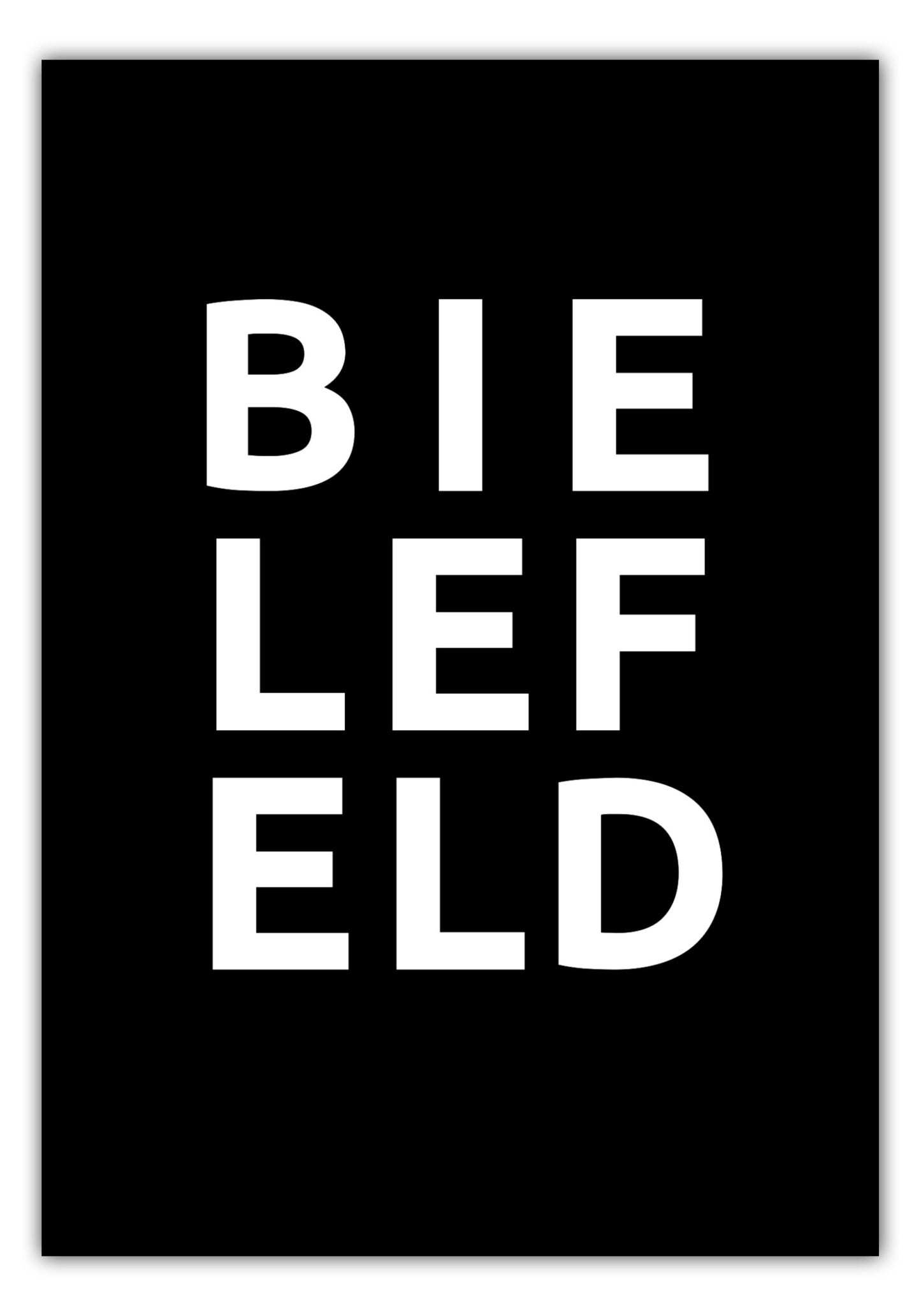 Poster Stadt BIELEFELD