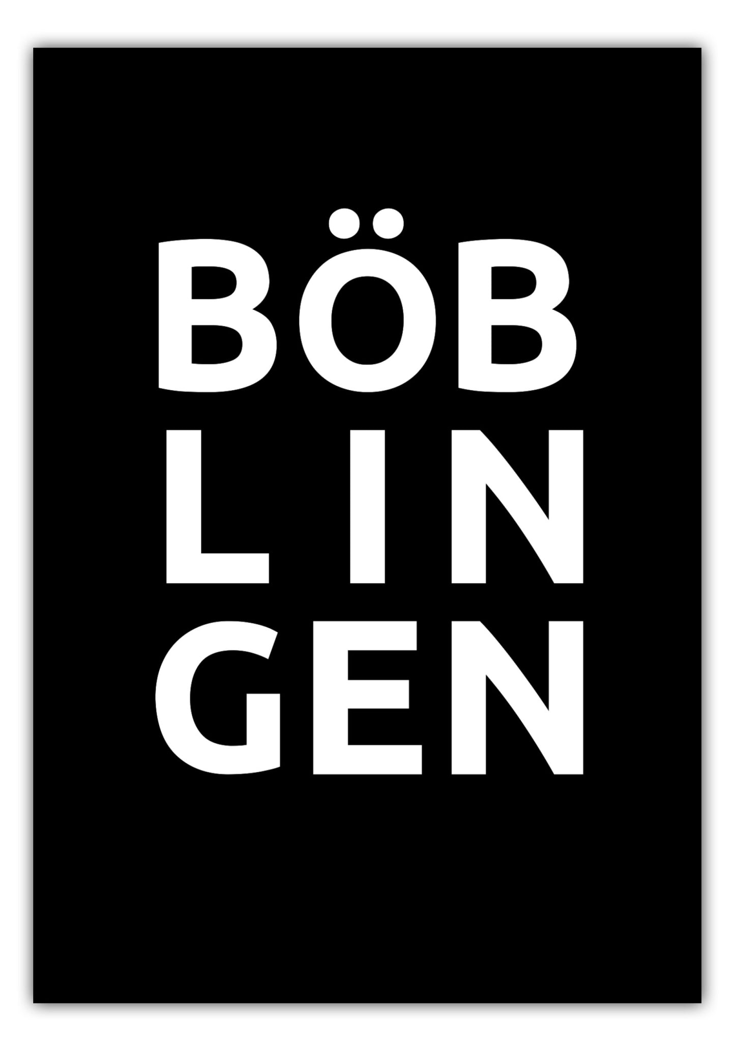 Poster Stadt BöBLINGEN