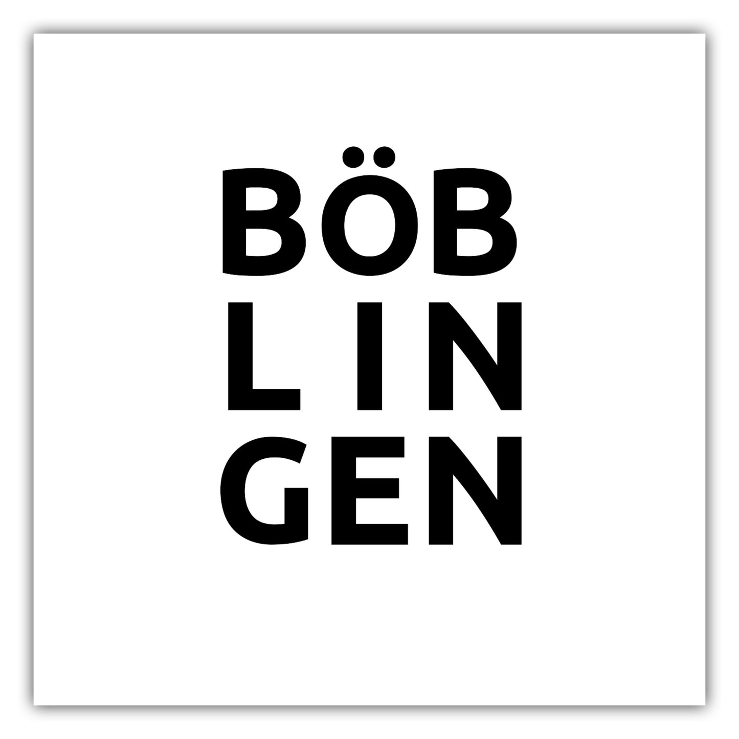Poster Stadt BöBLINGEN