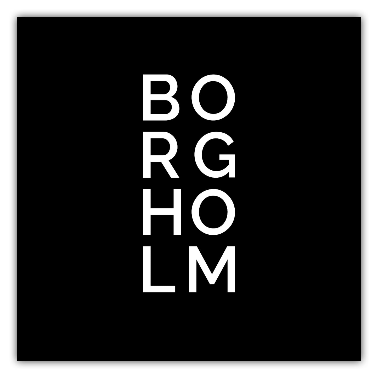 Poster Stadt BORGHOLM
