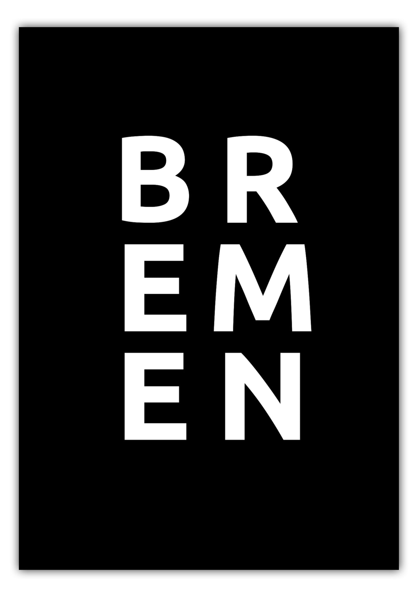 Poster Stadt BREMEN