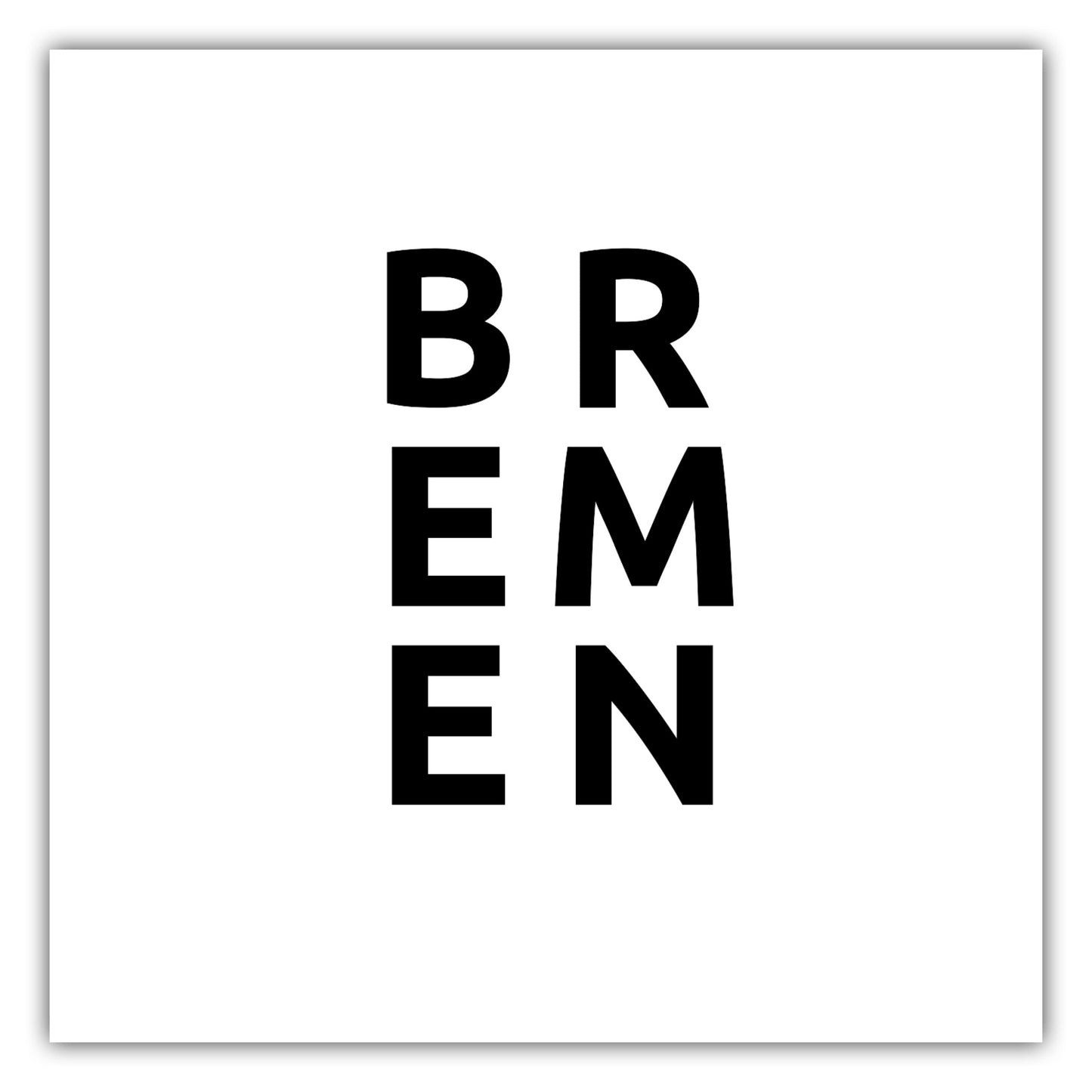 Poster Stadt BREMEN