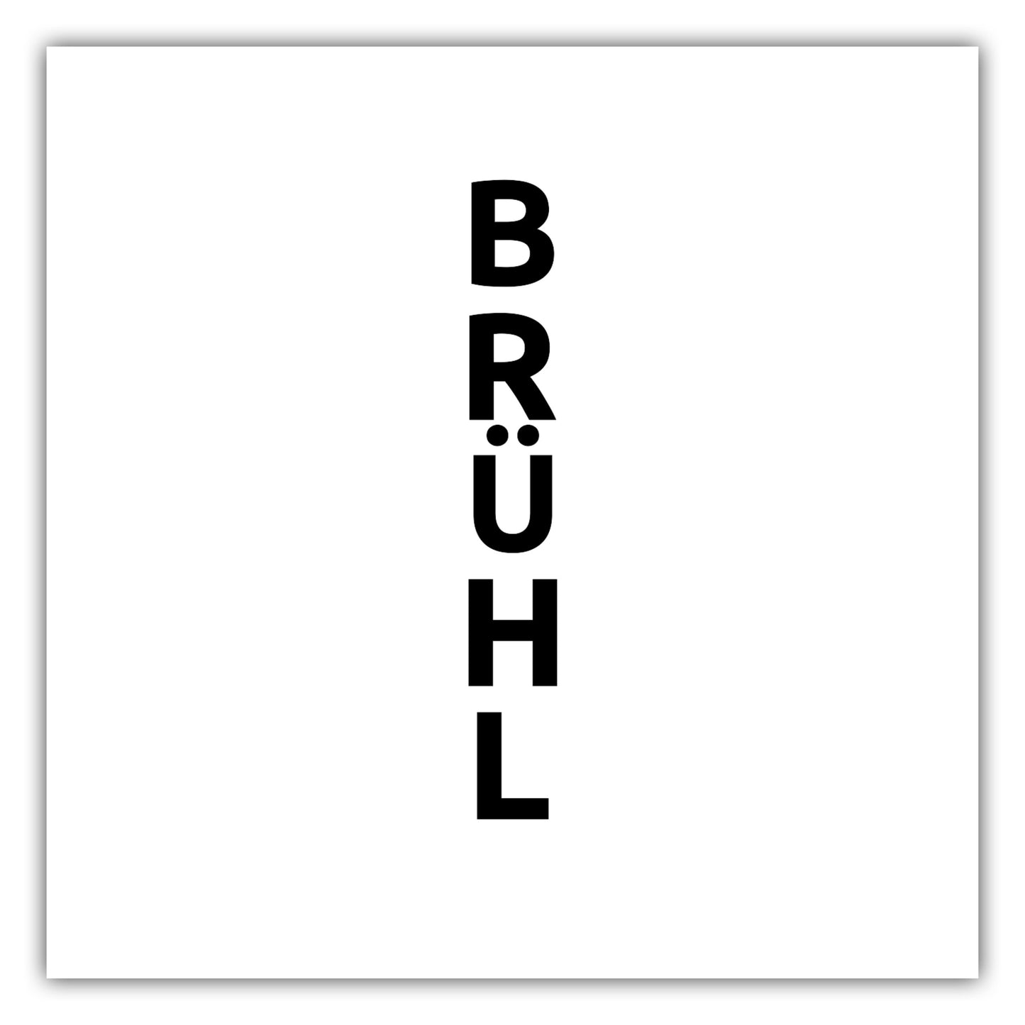 Poster Stadt BRüHL
