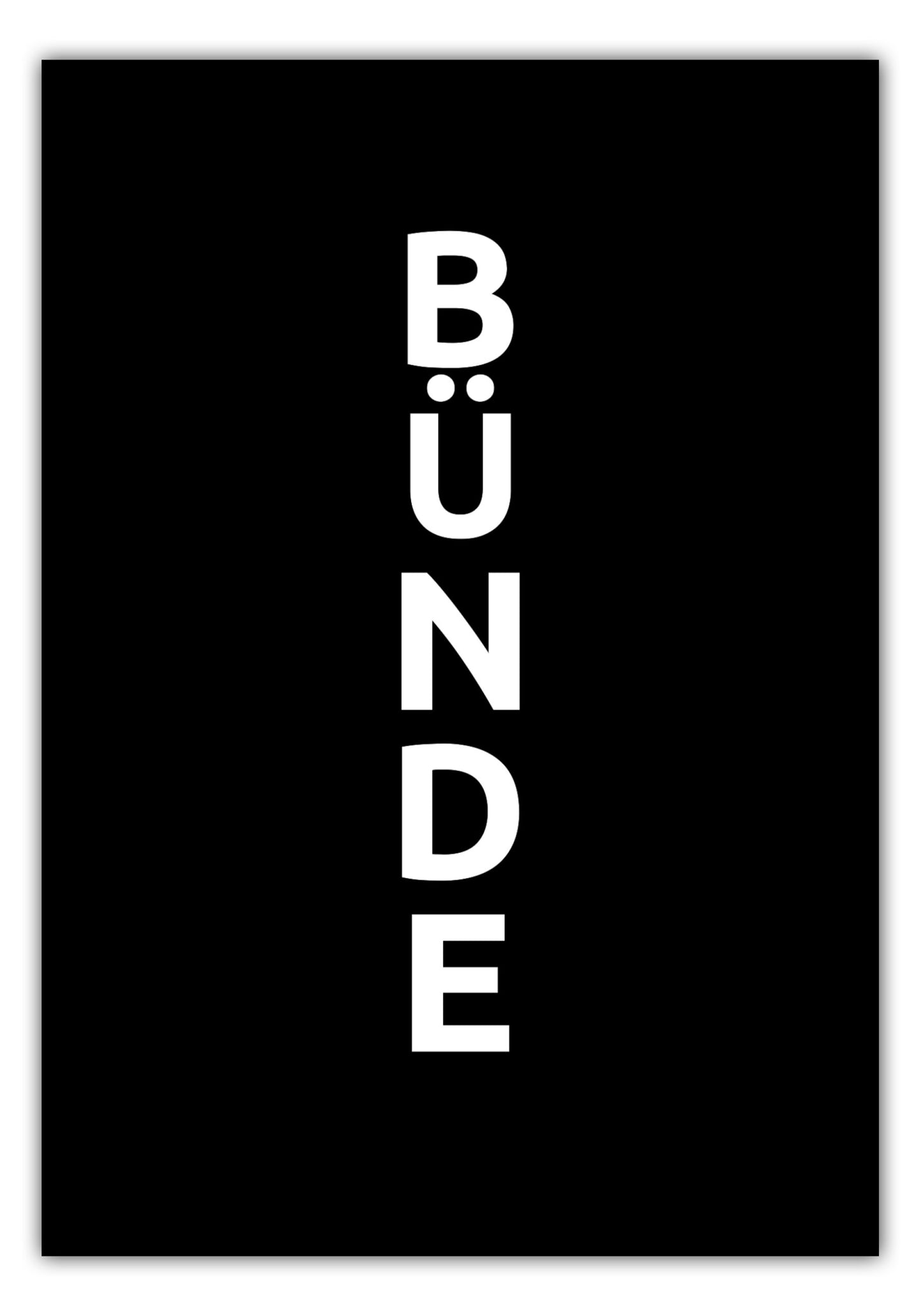 Poster Stadt BüNDE