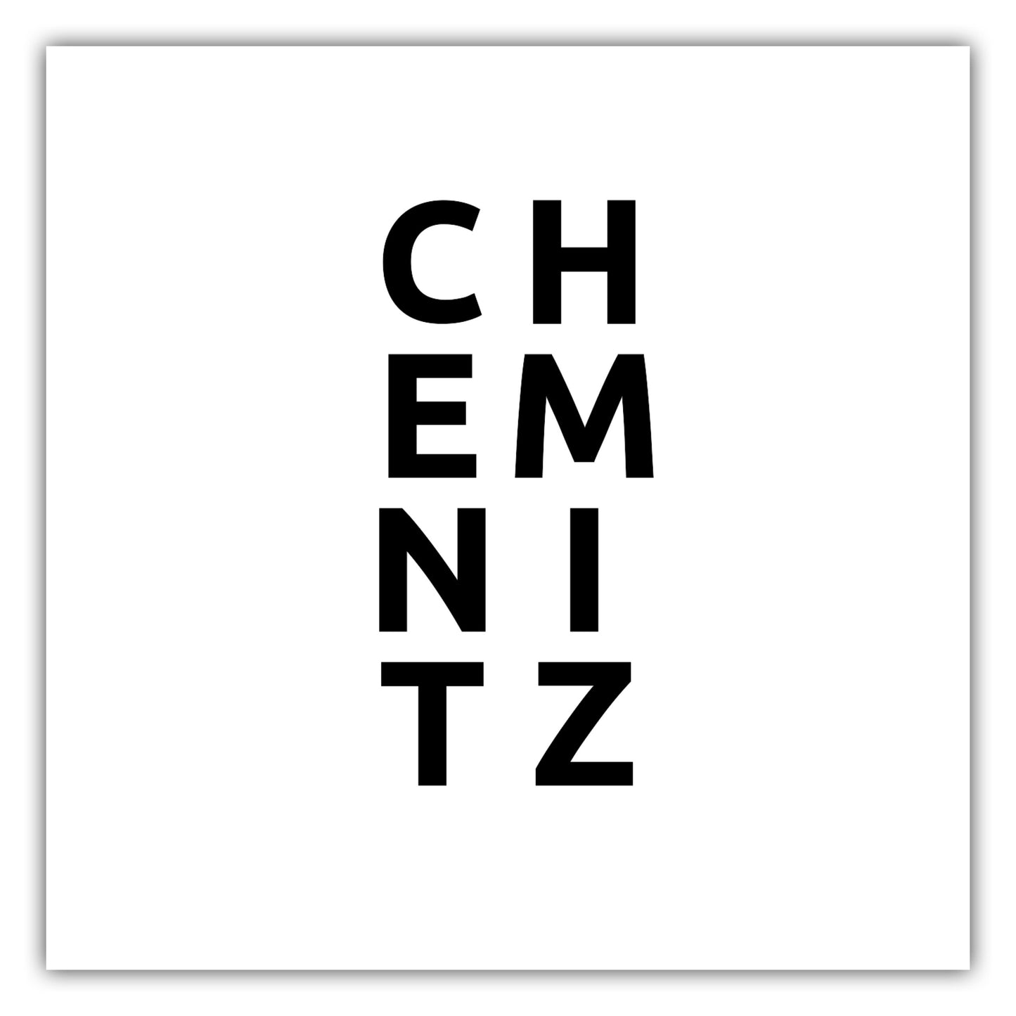 Poster Stadt CHEMNITZ