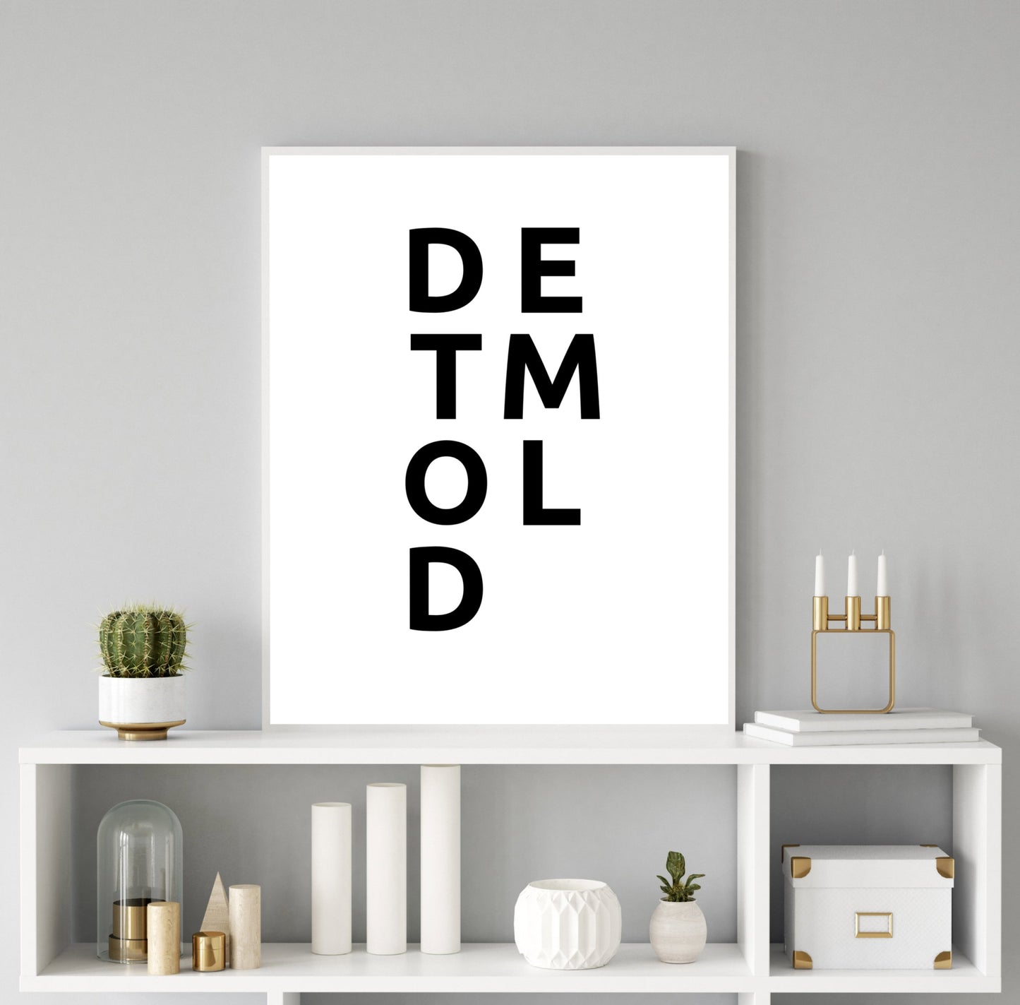 Poster Stadt DETMOLD