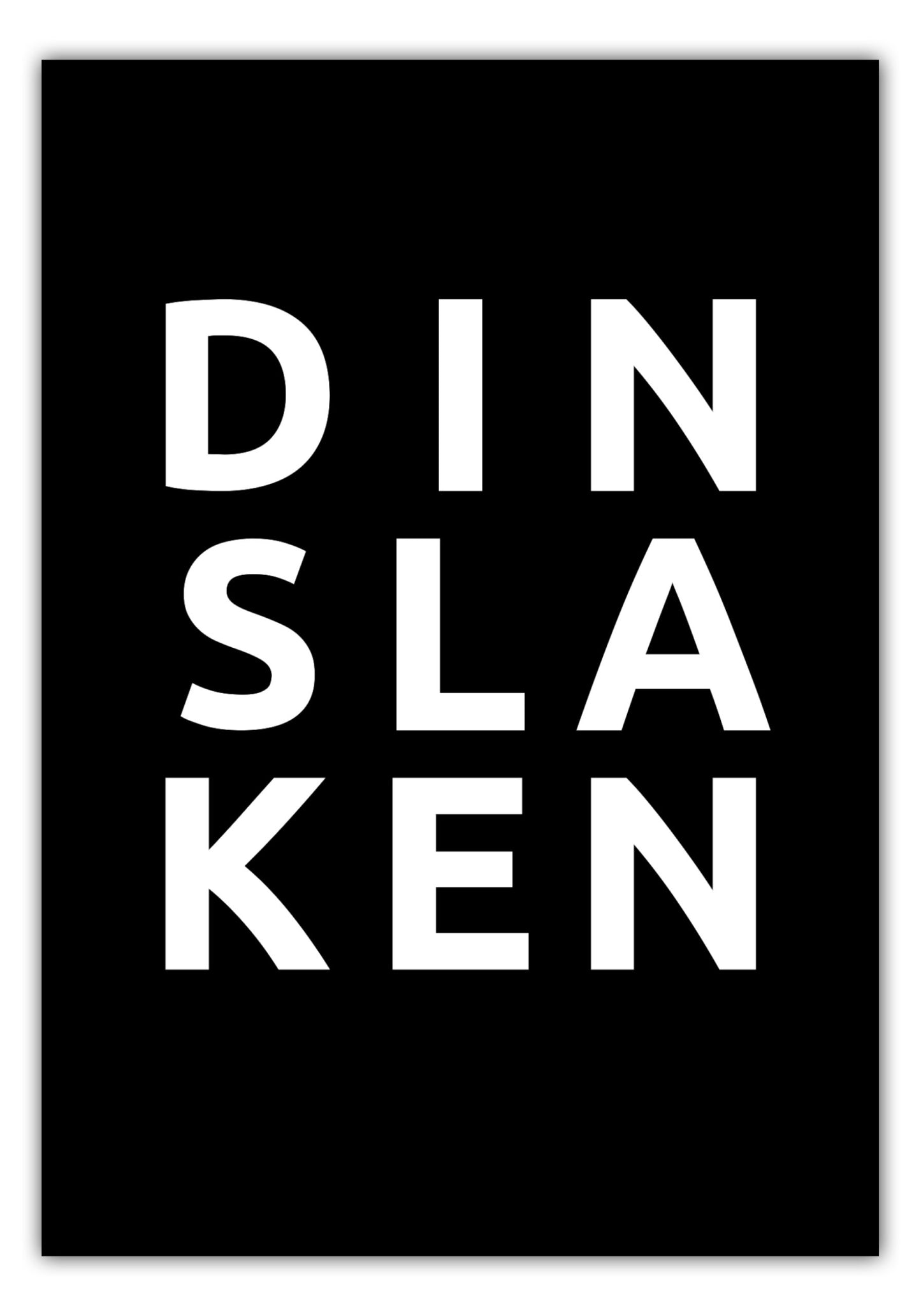 Poster Stadt DINSLAKEN