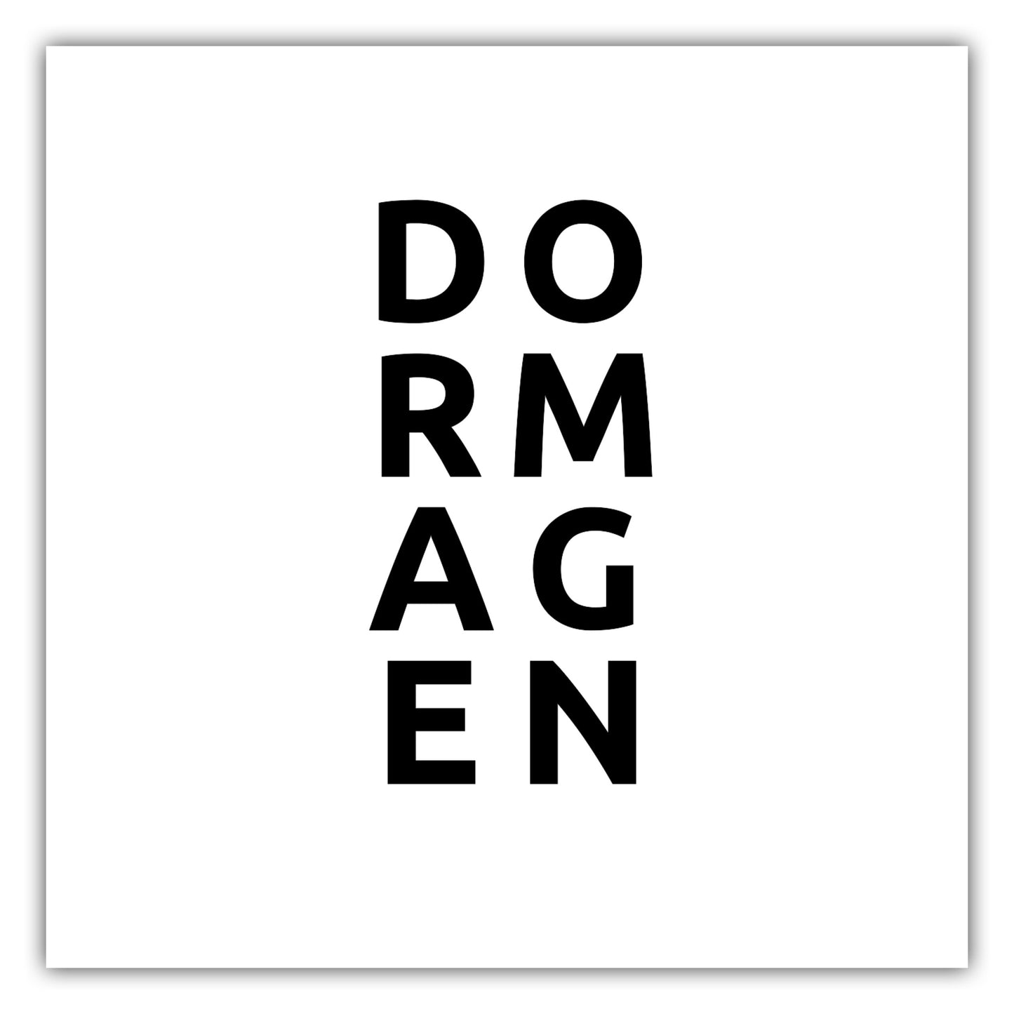 Poster Stadt DORMAGEN