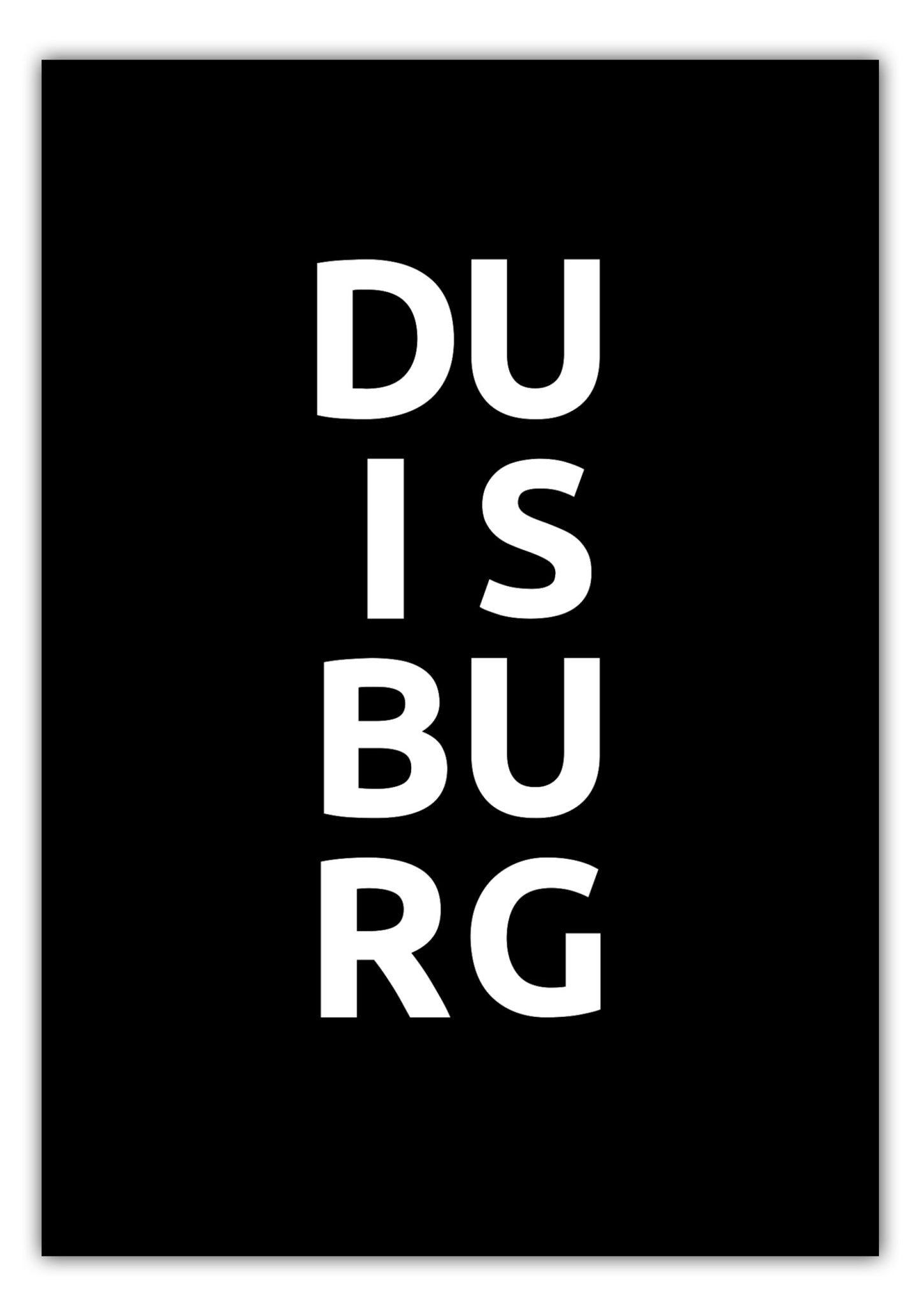 Poster Stadt DUISBURG