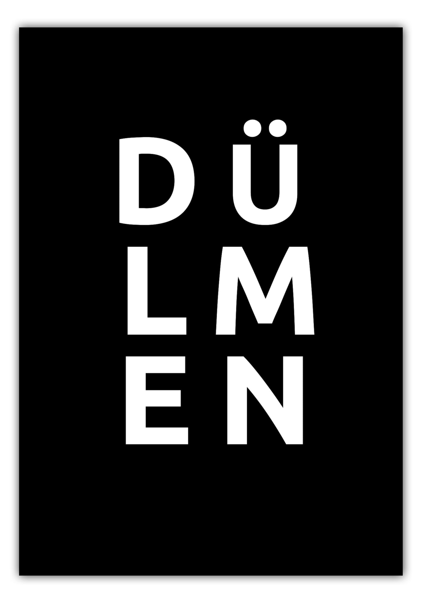 Poster Stadt DüLMEN