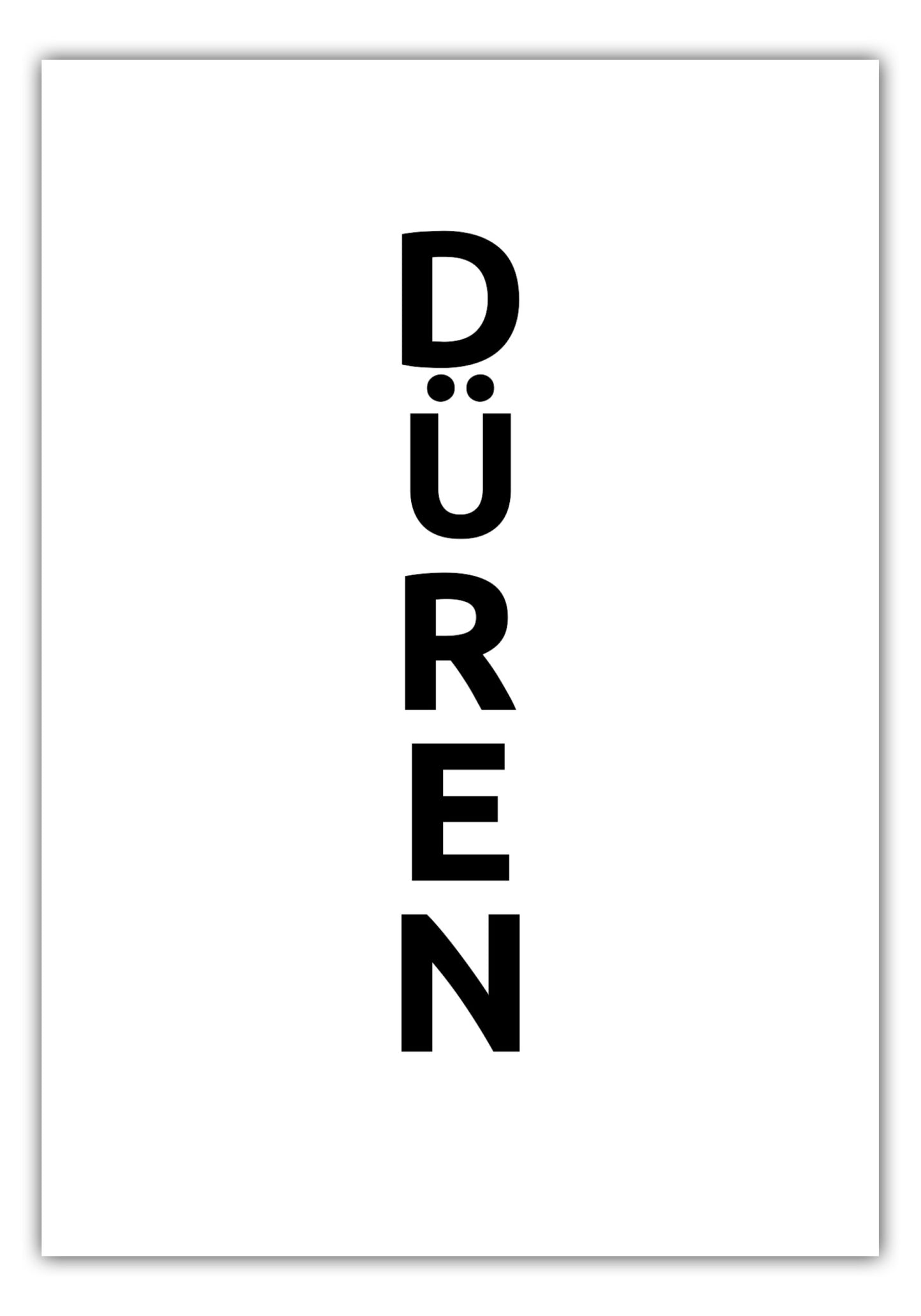 Poster Stadt DÜREN