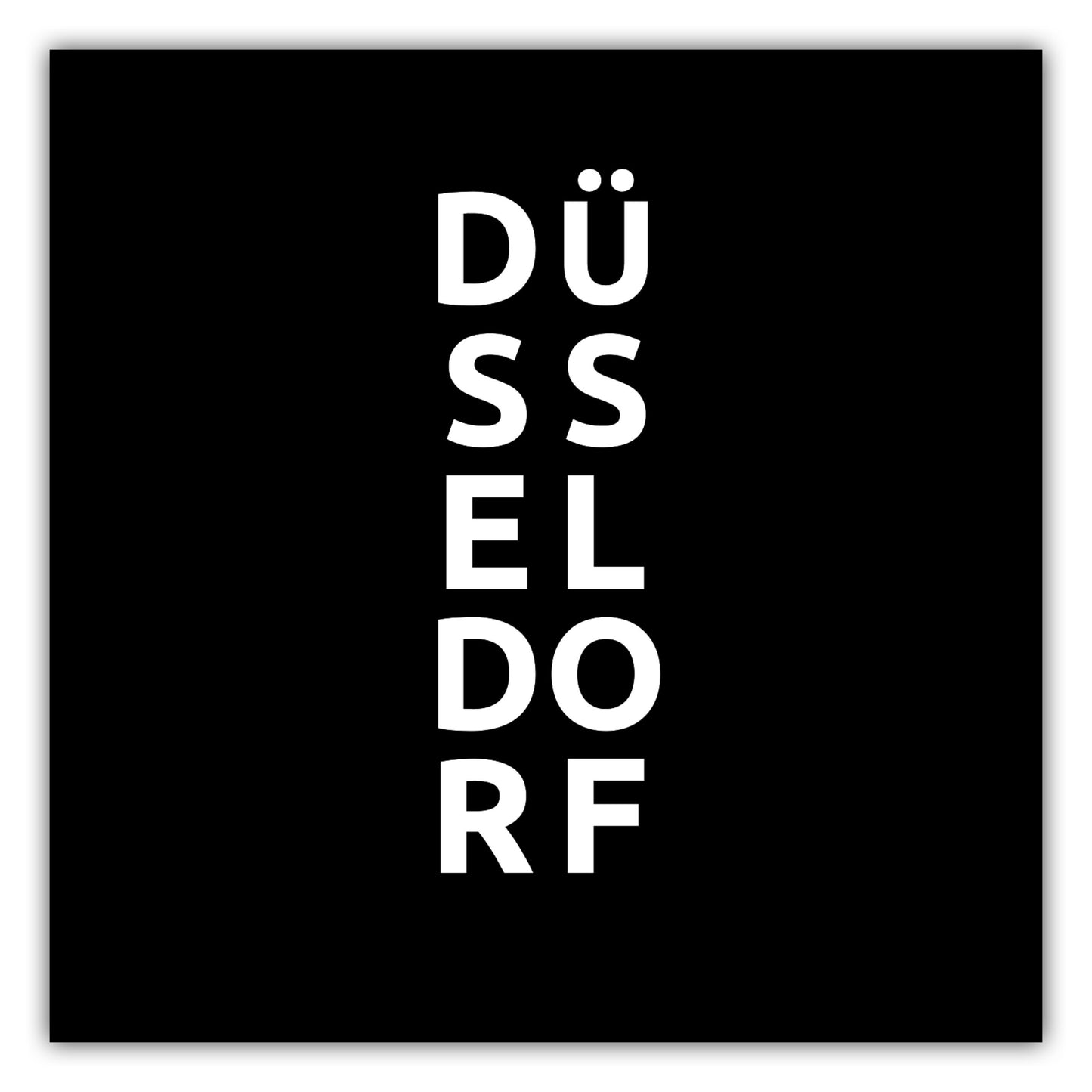 Poster Stadt DÜSSELDORF