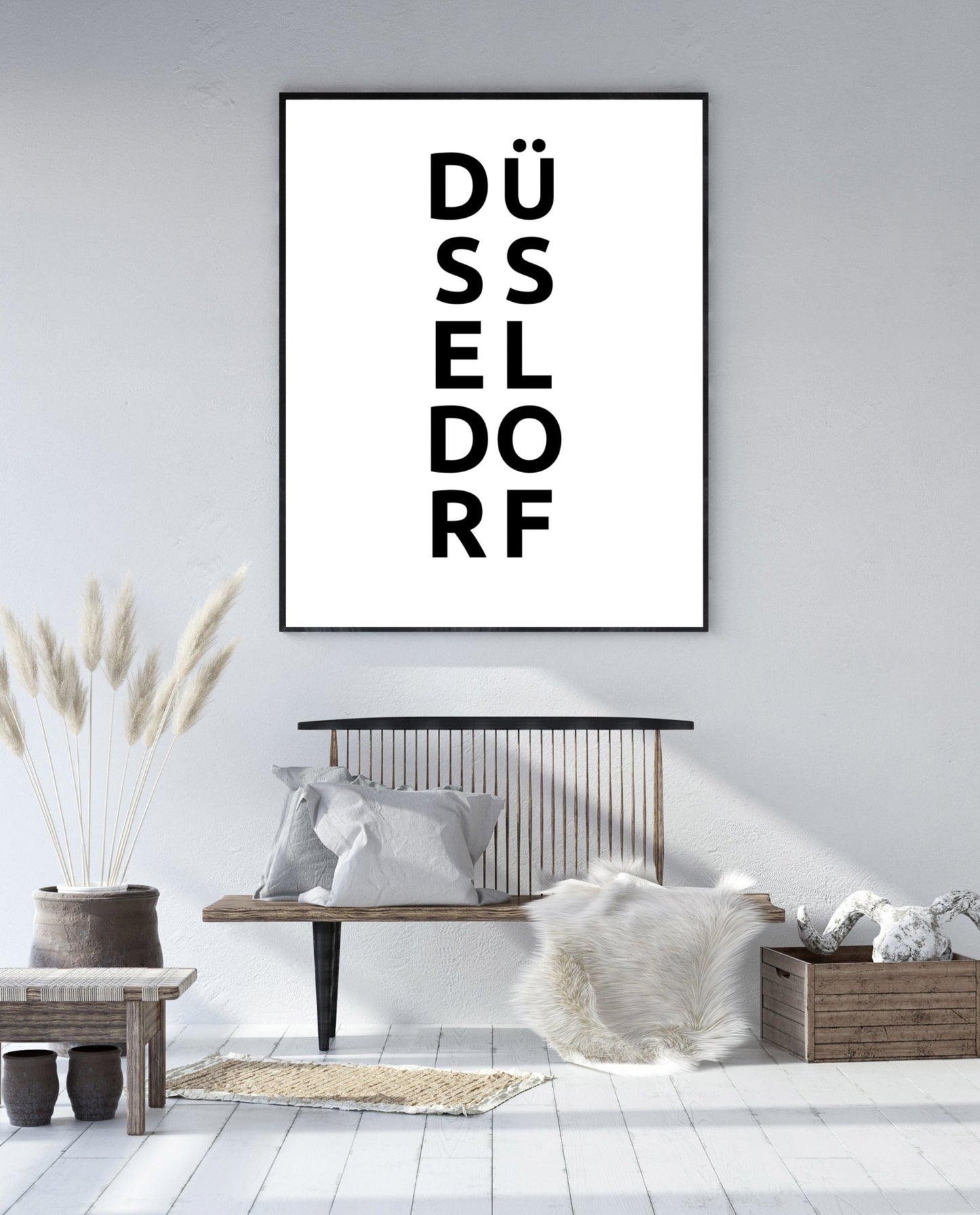Poster Stadt DÜSSELDORF