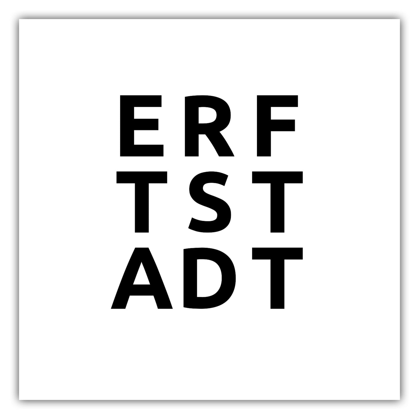 Poster Stadt ERFTSTADT