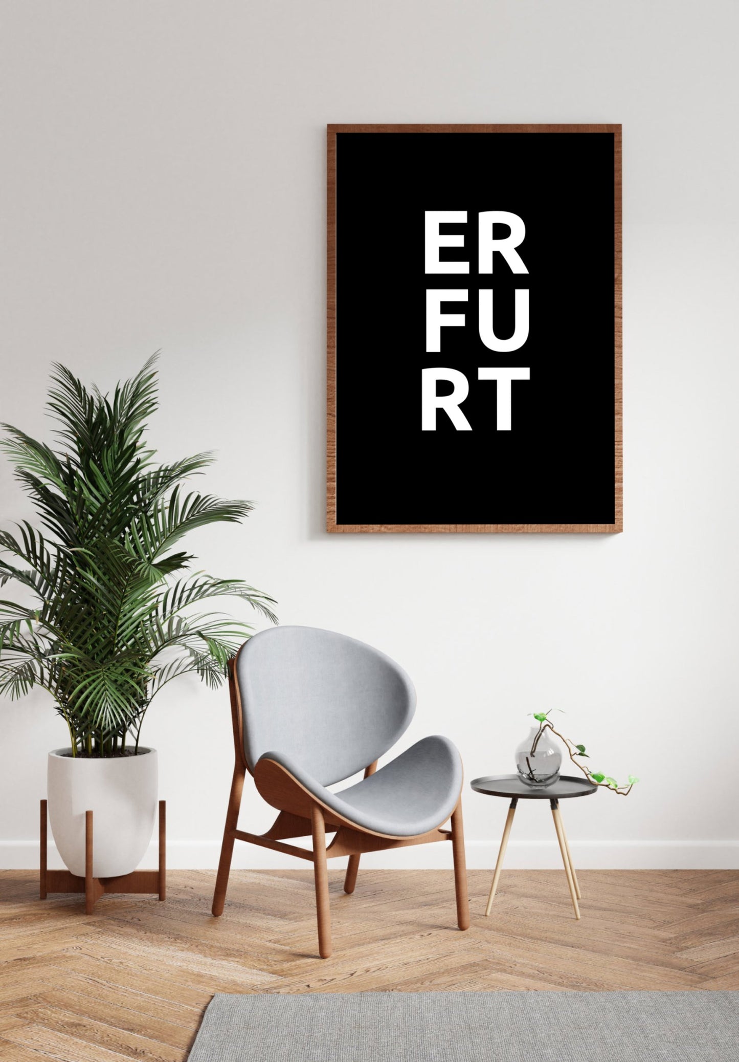 Poster Stadt ERFURT