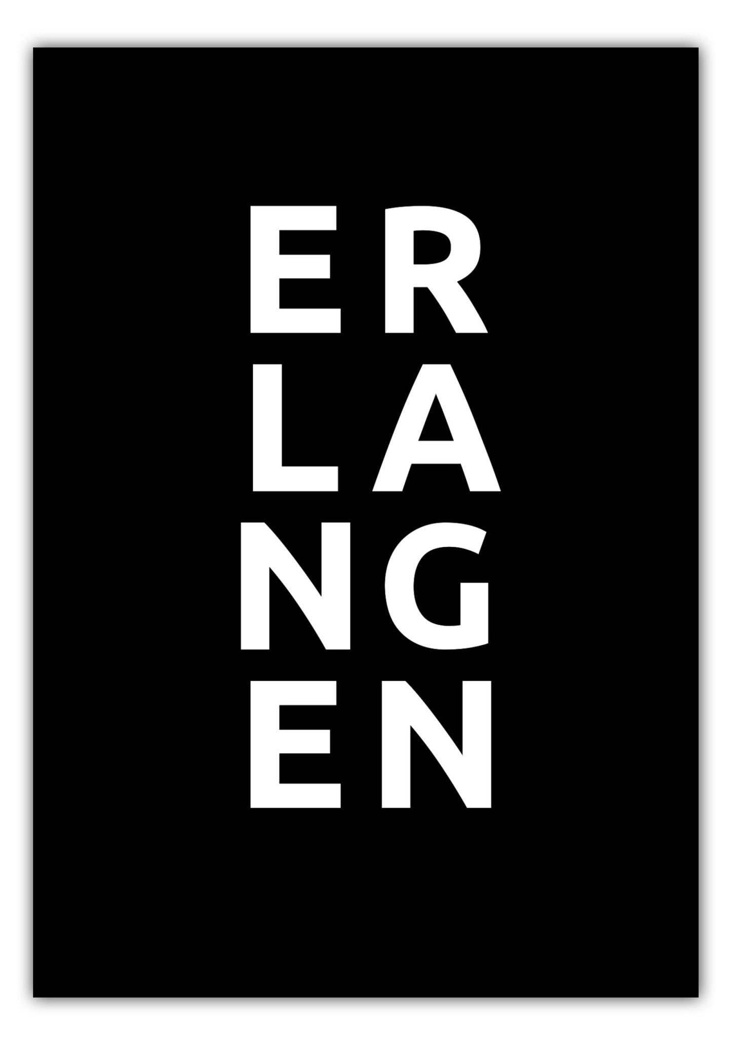Poster Stadt ERLANGEN