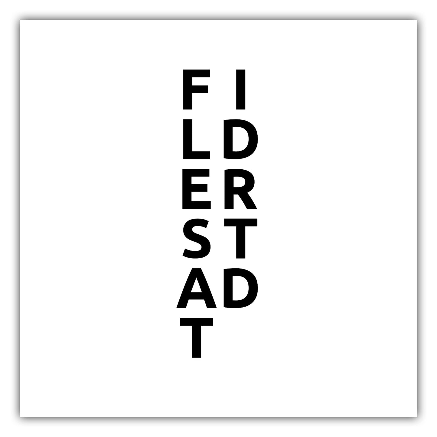 Poster Stadt FILDERSTADT
