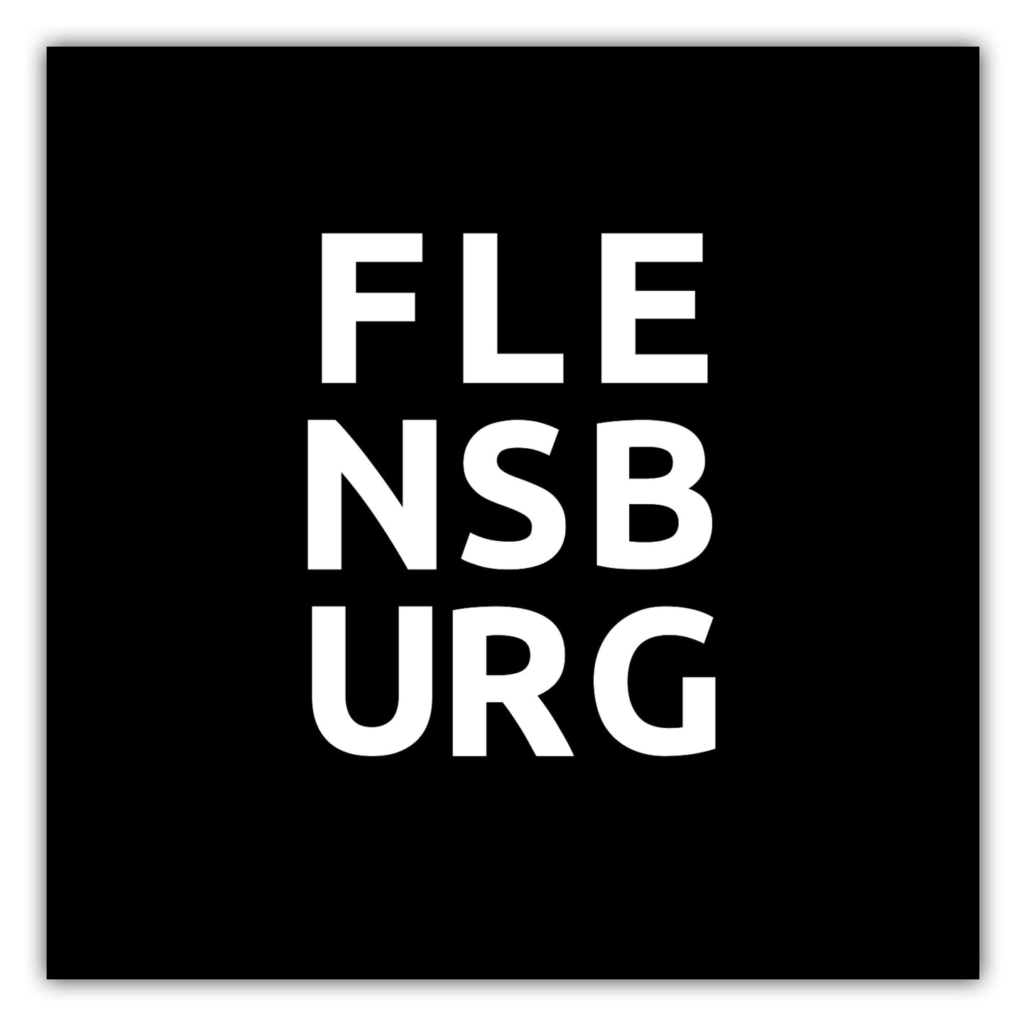 Poster Stadt FLENSBURG