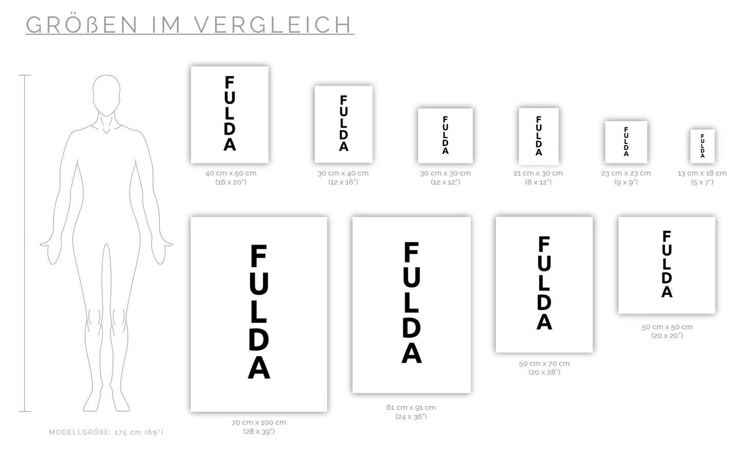 Poster Stadt FULDA