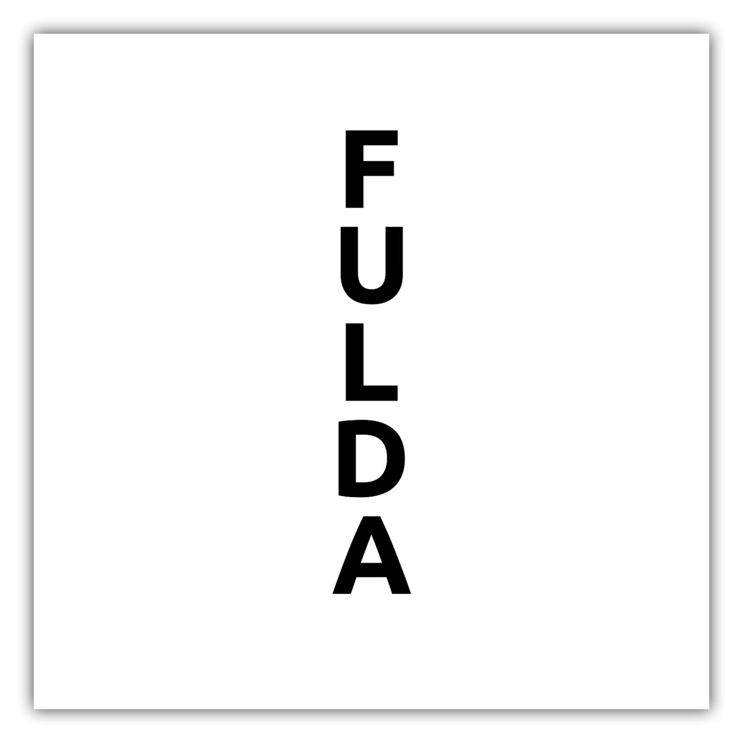 Poster Stadt FULDA