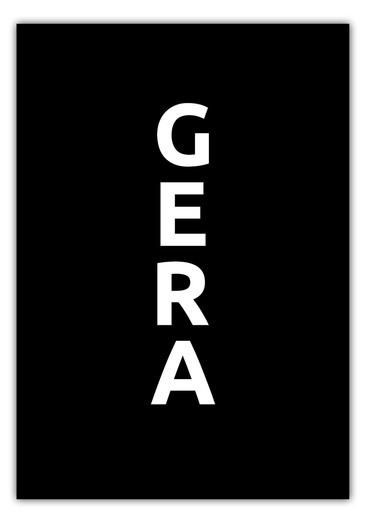 Poster Stadt GERA