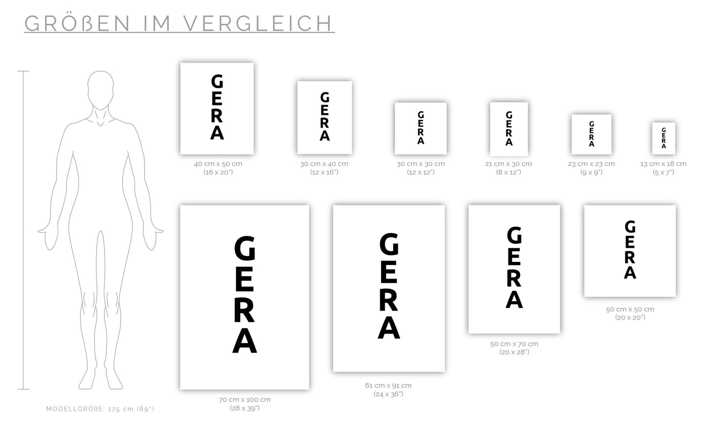 Poster Stadt GERA